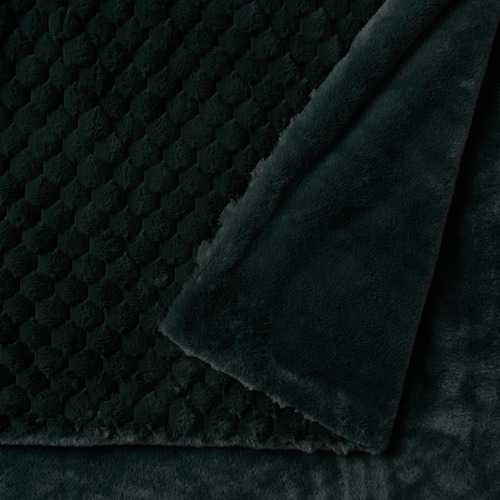 Emmett Textured Faux Fur Throw