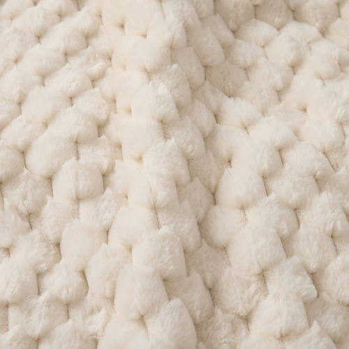 Emmett Textured Faux Fur Throw