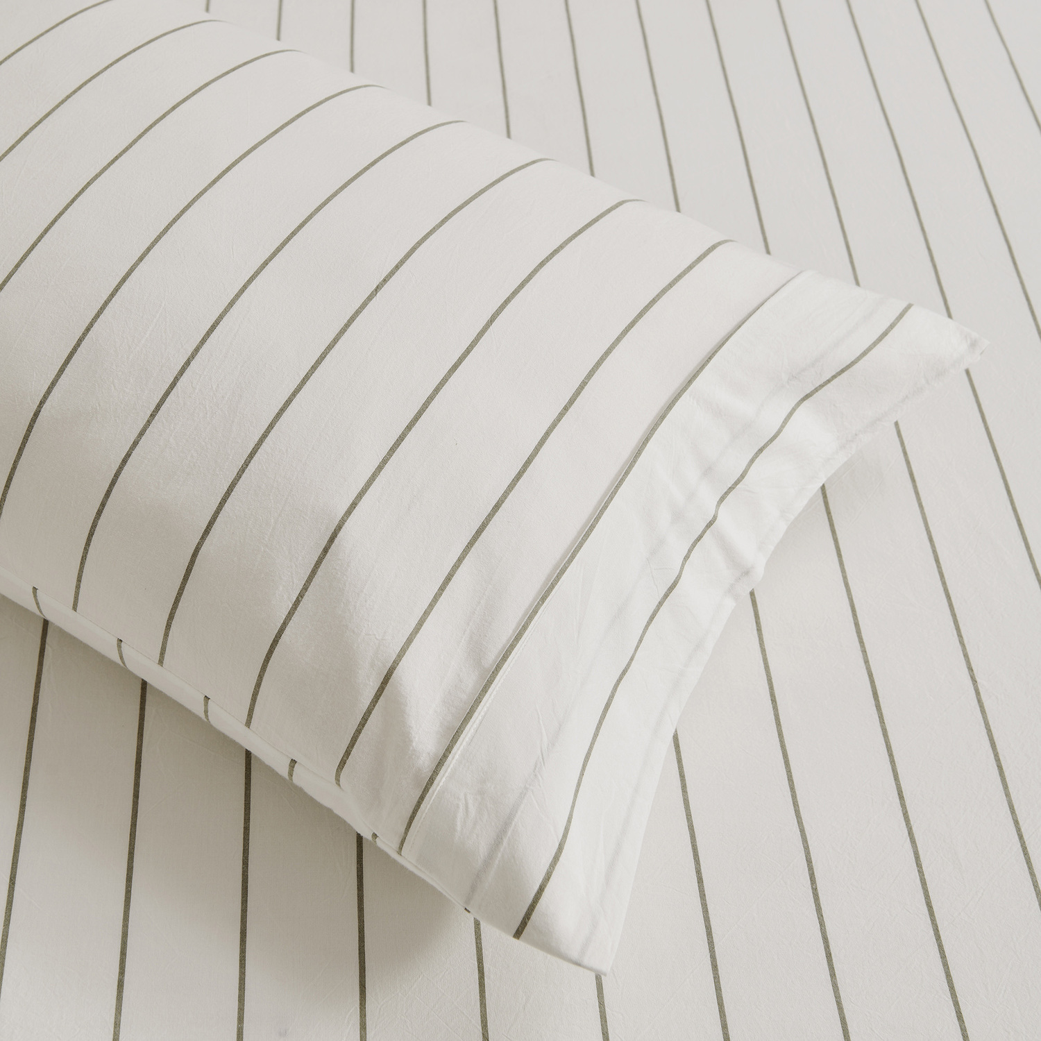 Zinnia Washed Cotton Fitted Sheet Set