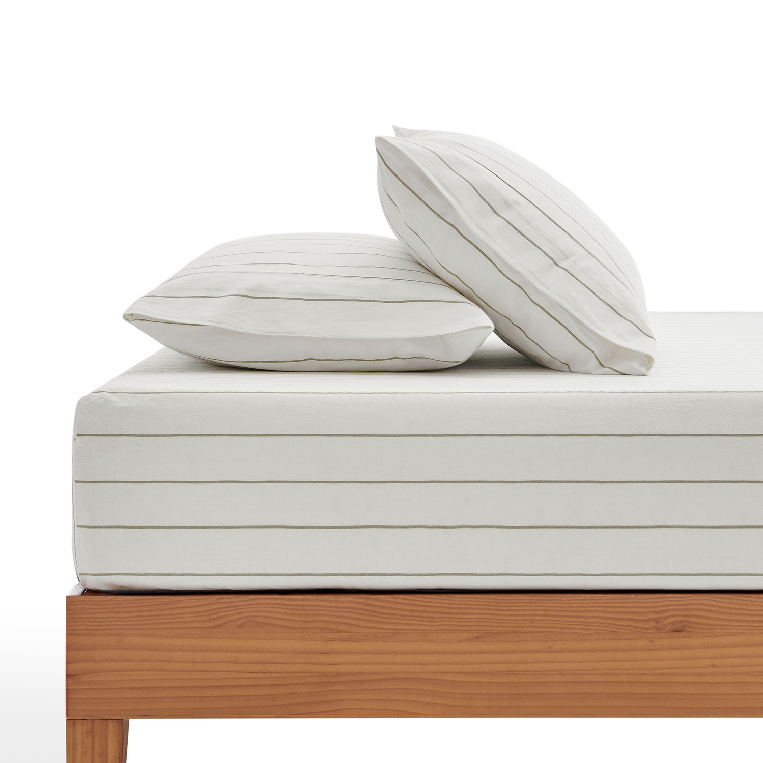 Zinnia Washed Cotton Fitted Sheet Set