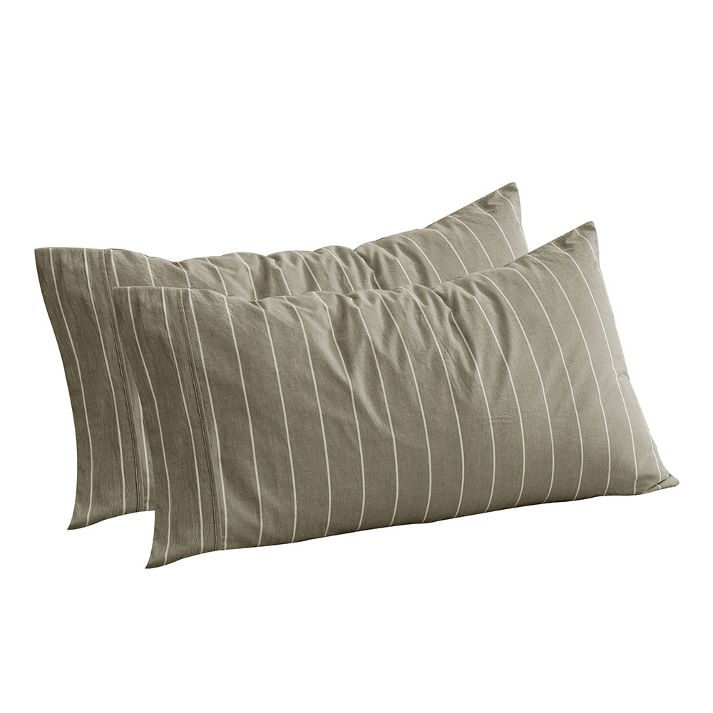 Zinnia Washed Cotton King Pillowcases