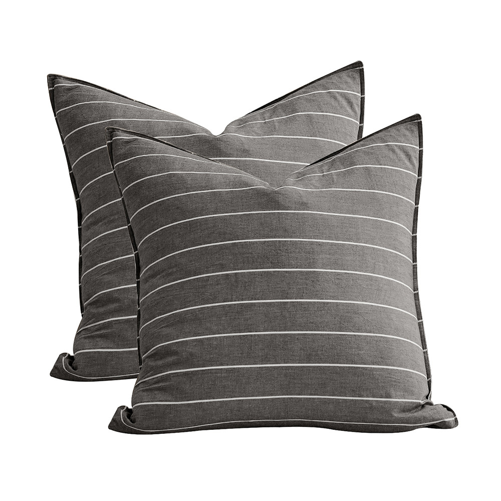 Zinnia Washed Cotton European Pillowcases