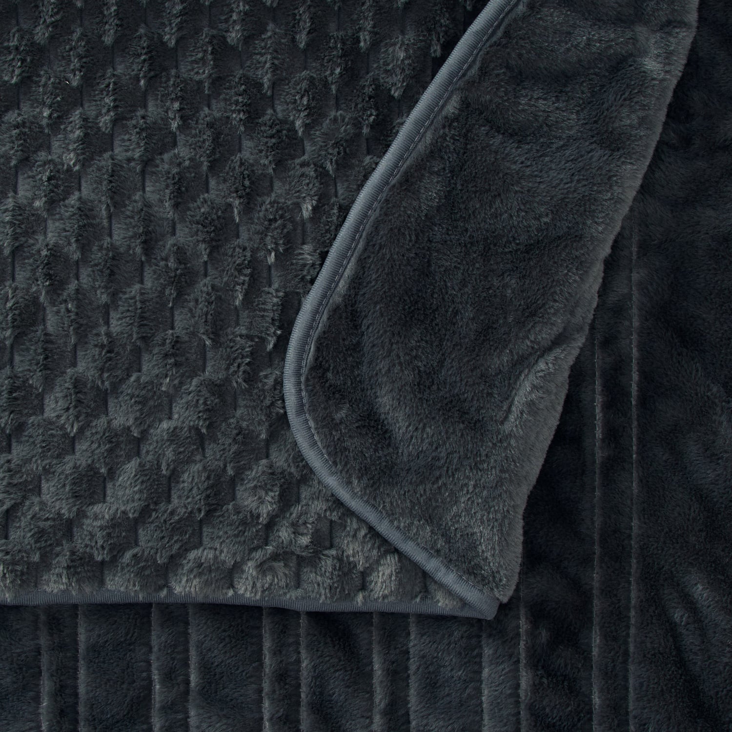 Elior Faux Fur Heated Throw