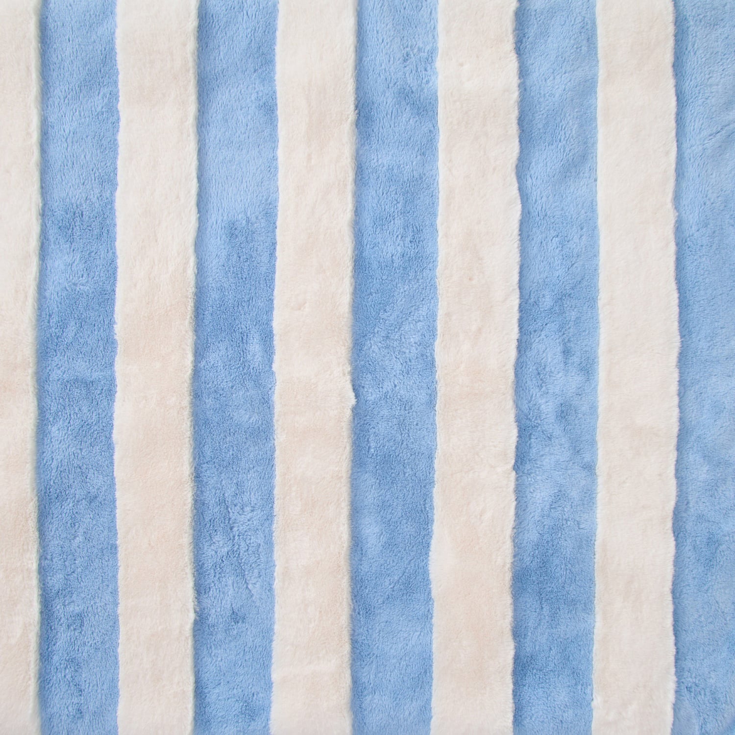 Aris Carved Stripe Faux Fur Heated Throw
