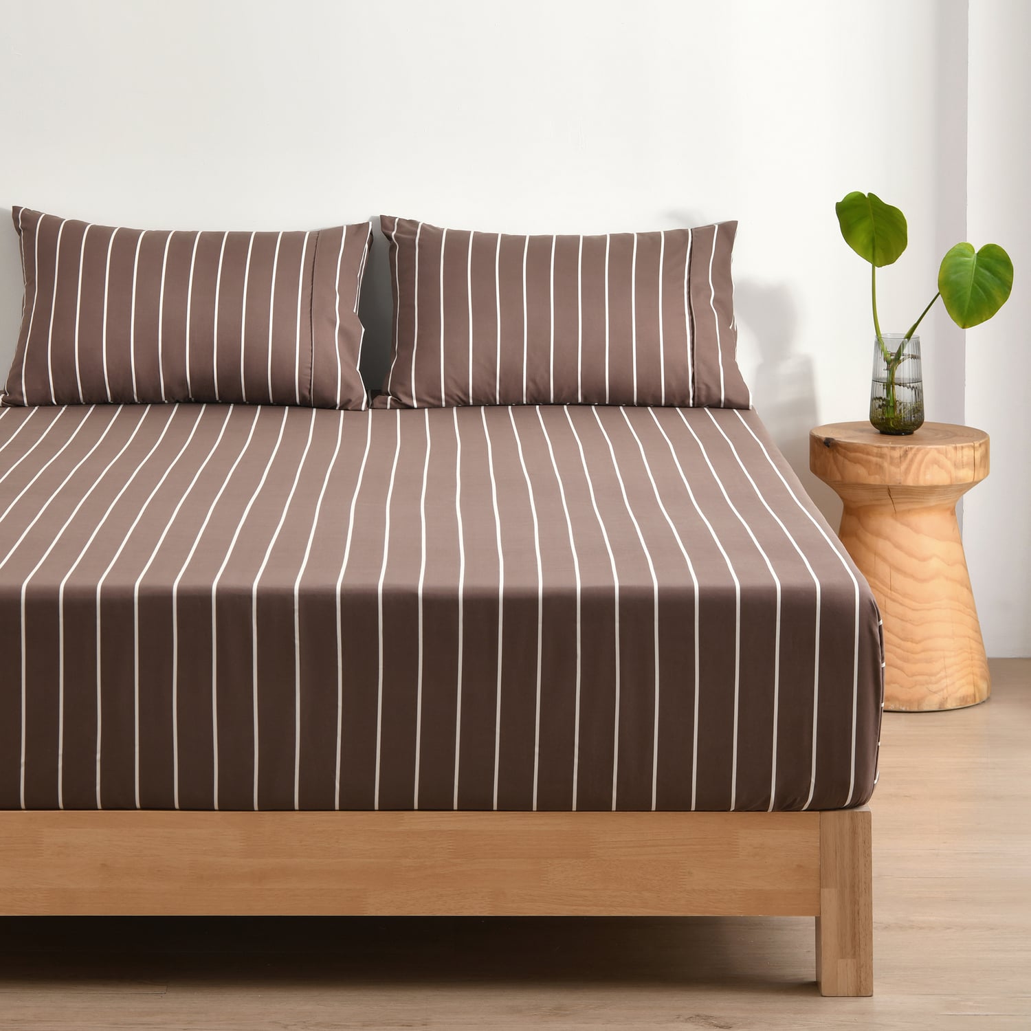 Striped-Lili-Microfibre-Fitted-Sheet-Set