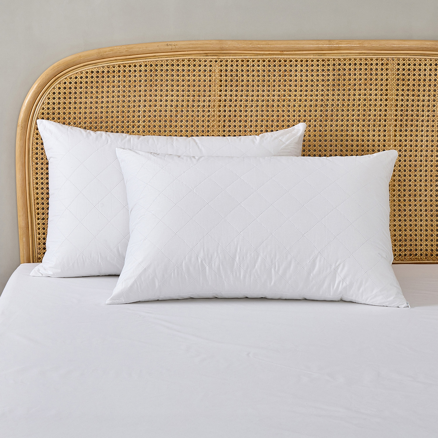 Hayden Quilted Cotton Pillow Protectors