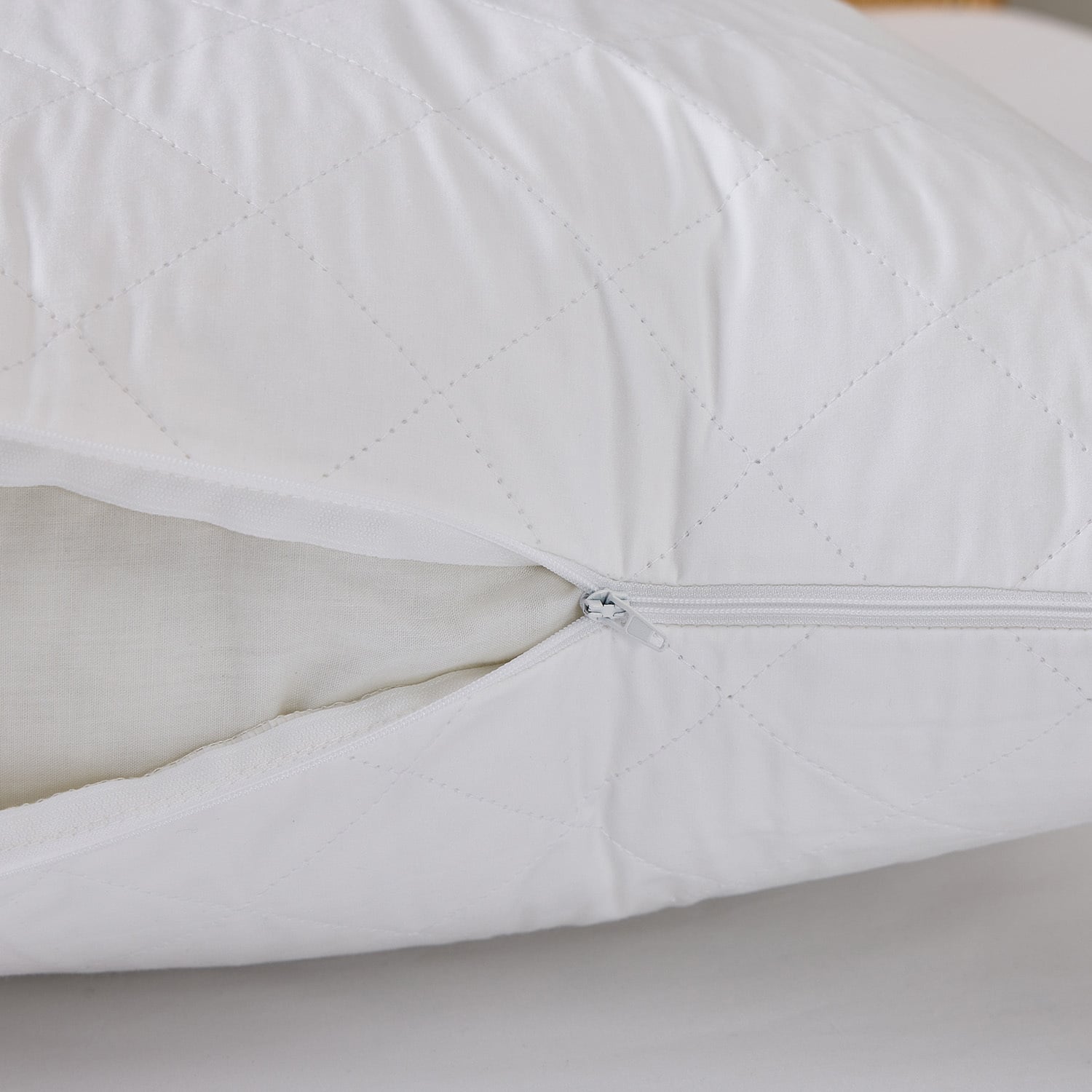 Hayden Quilted Cotton European Pillow Protectors