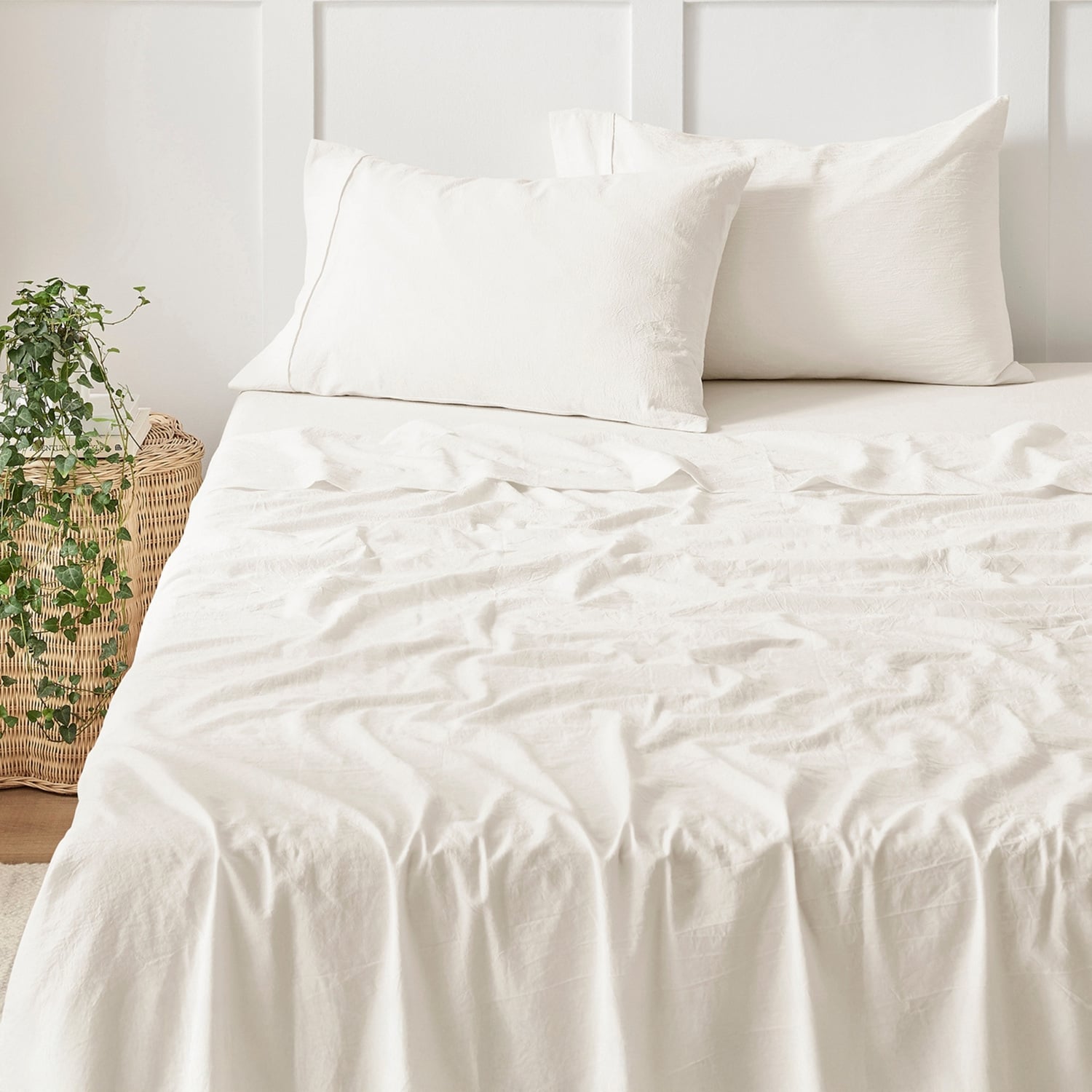 Carmine Cotton Sheet Set