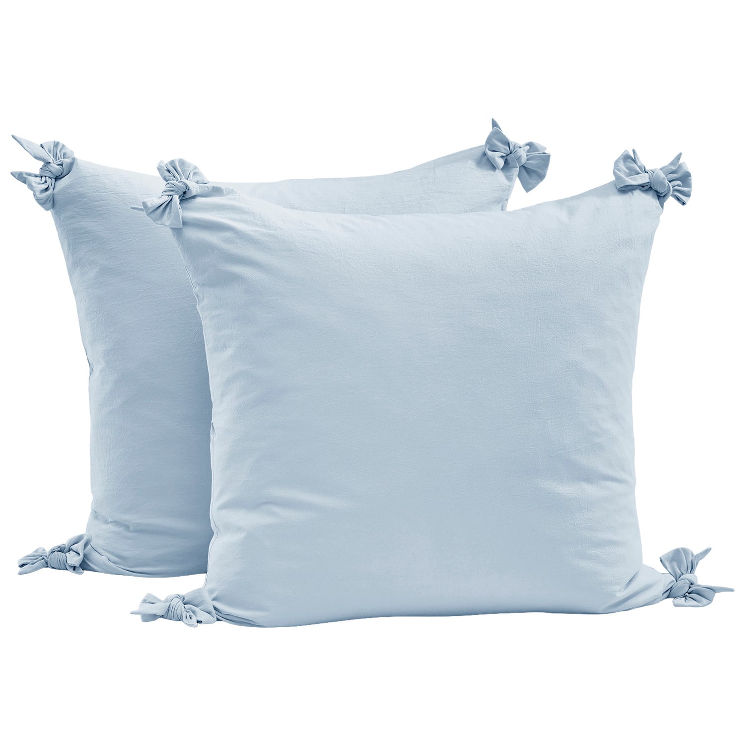 Carmine Cotton European Pillowcases