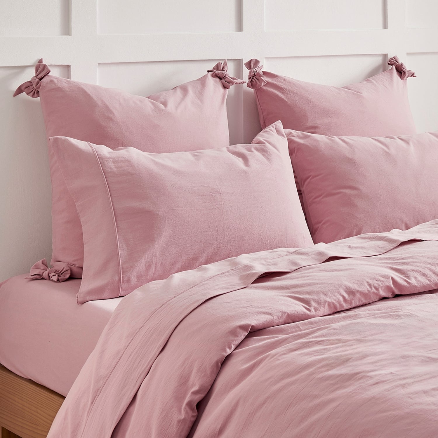 Carmine Cotton European Pillowcases