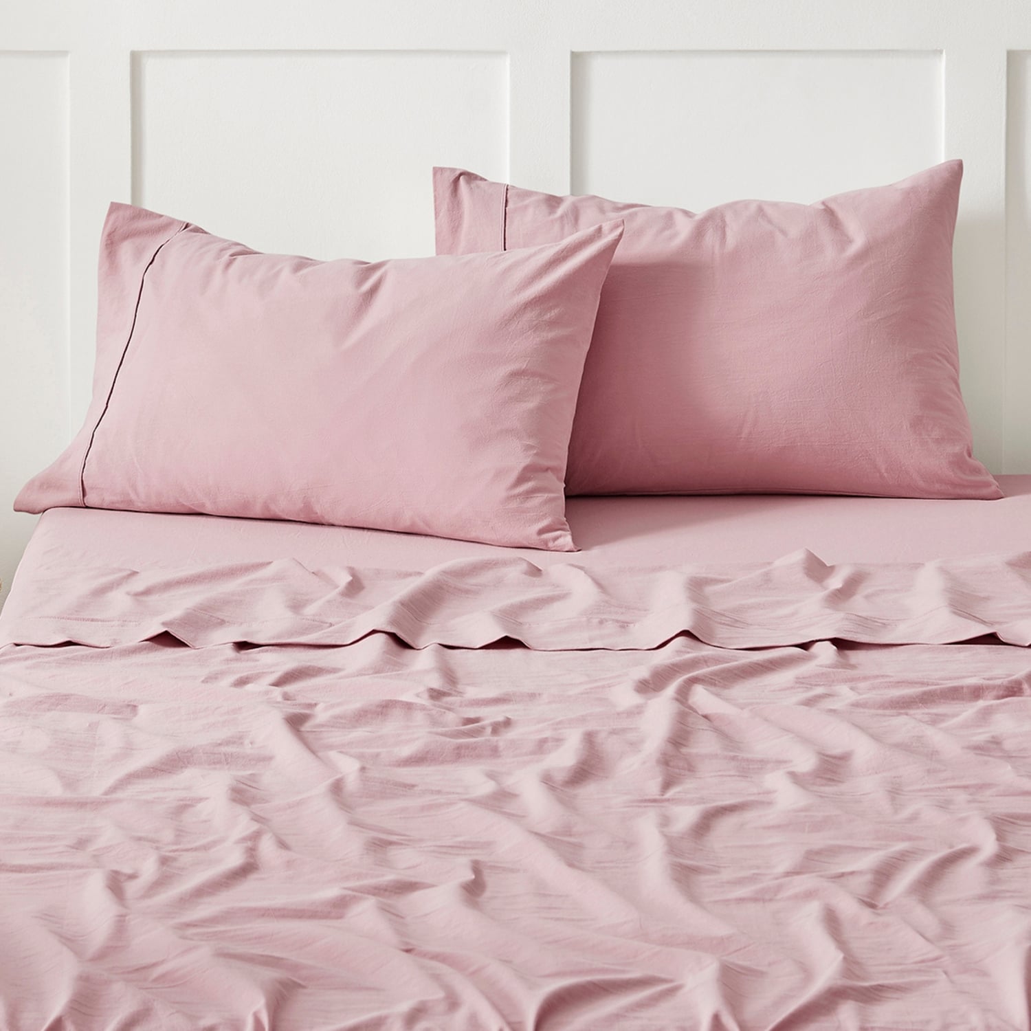 Carmine Cotton Sheet Set