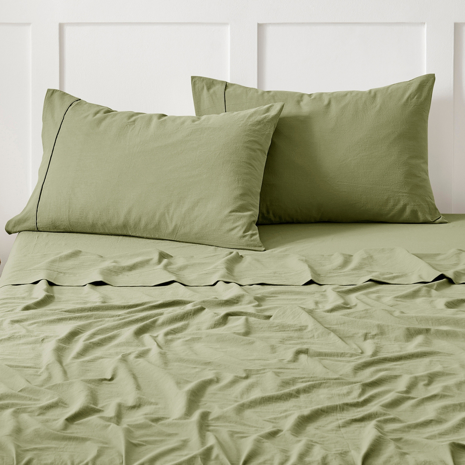 Carmine Cotton Sheet Set