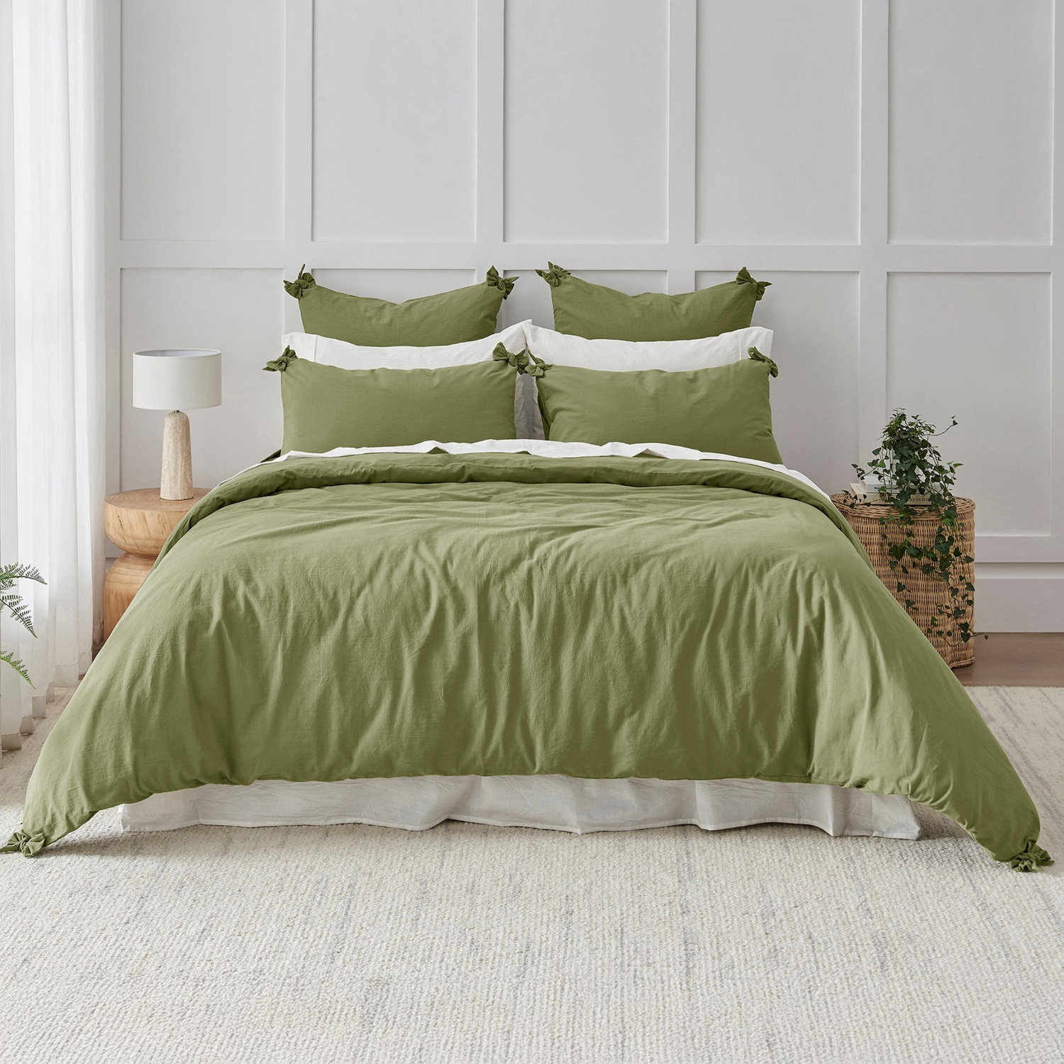 Carmine Cotton Quilt Cover Set