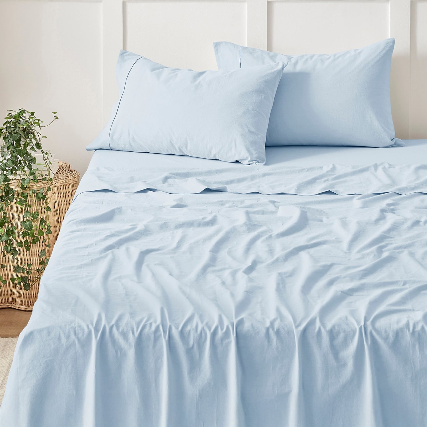 Carmine Cotton Sheet Set