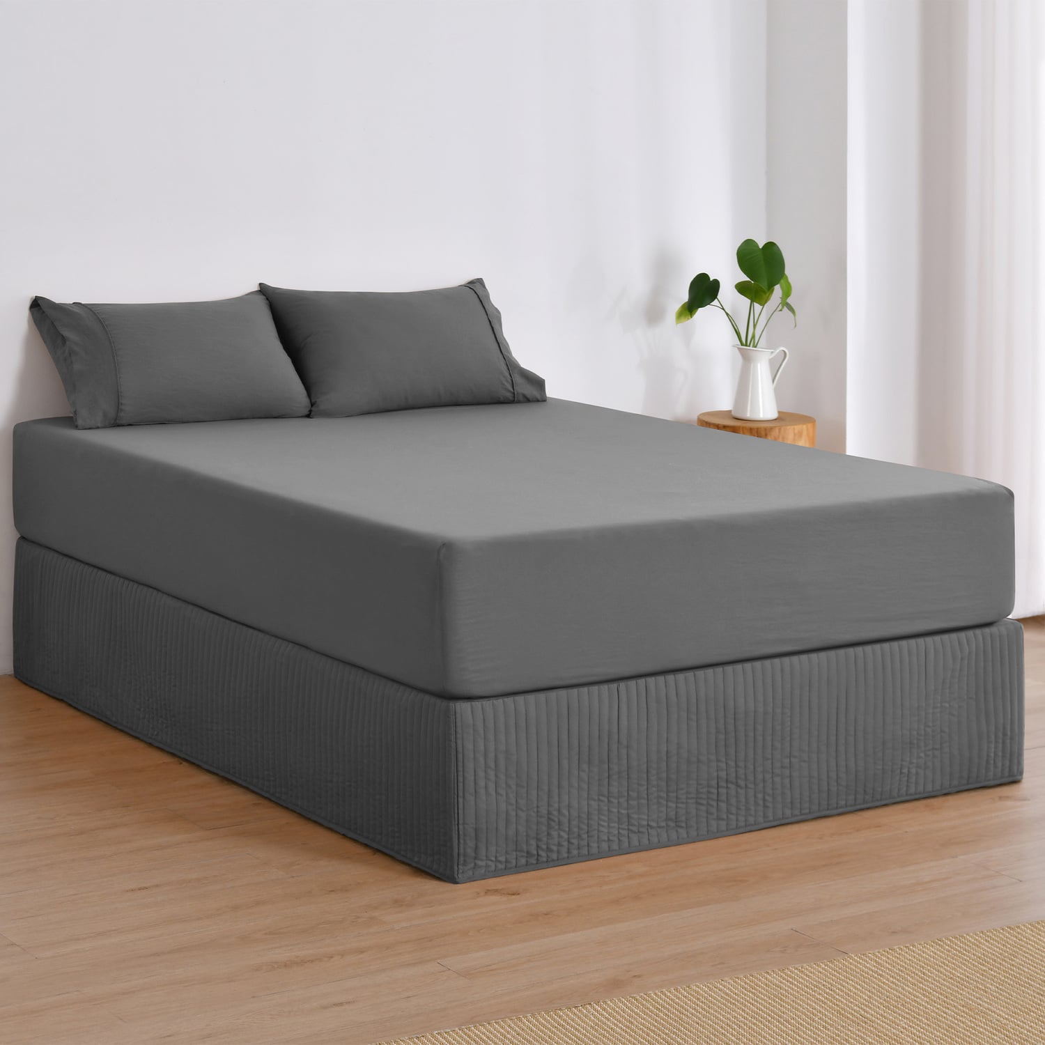 Quilted Microfibre Valance