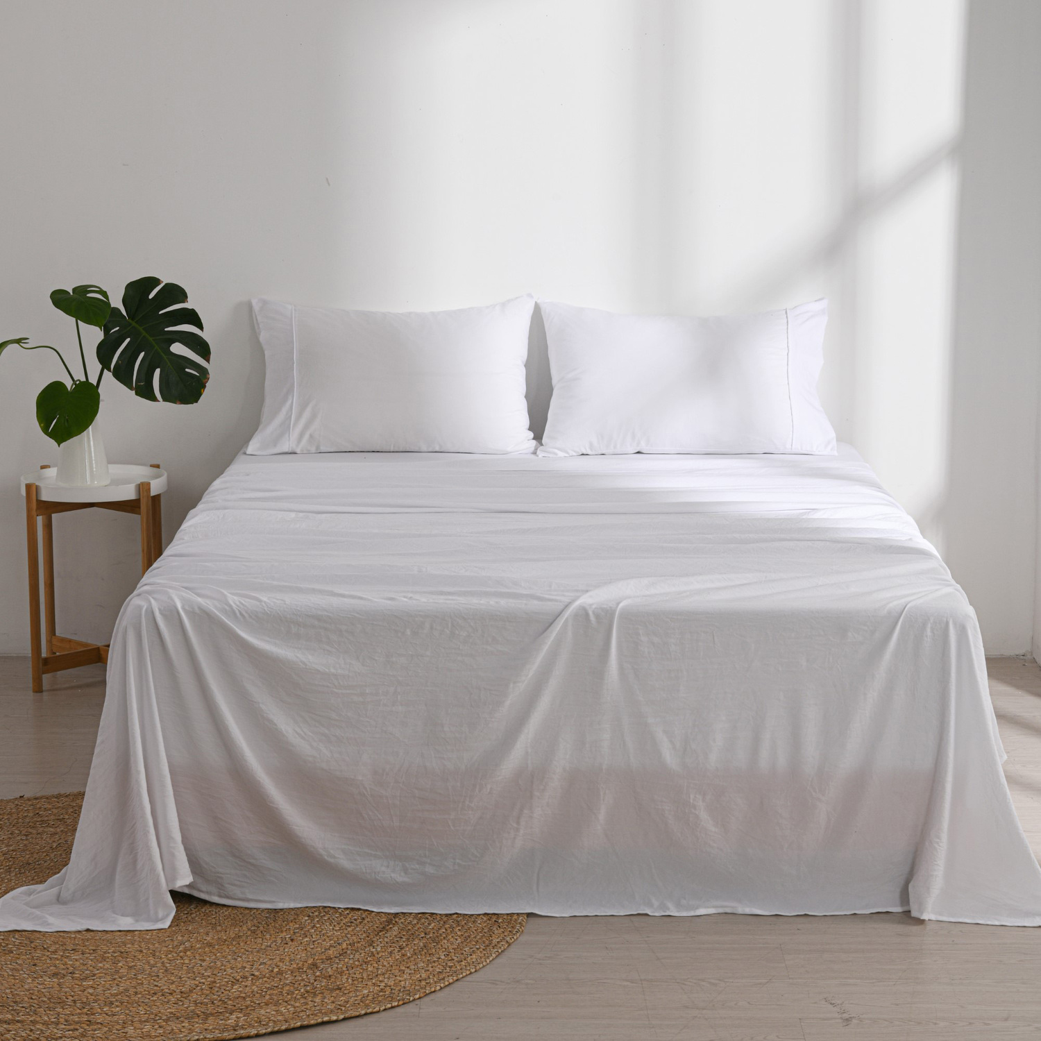 Washed-Microfibre-Sheet-Set