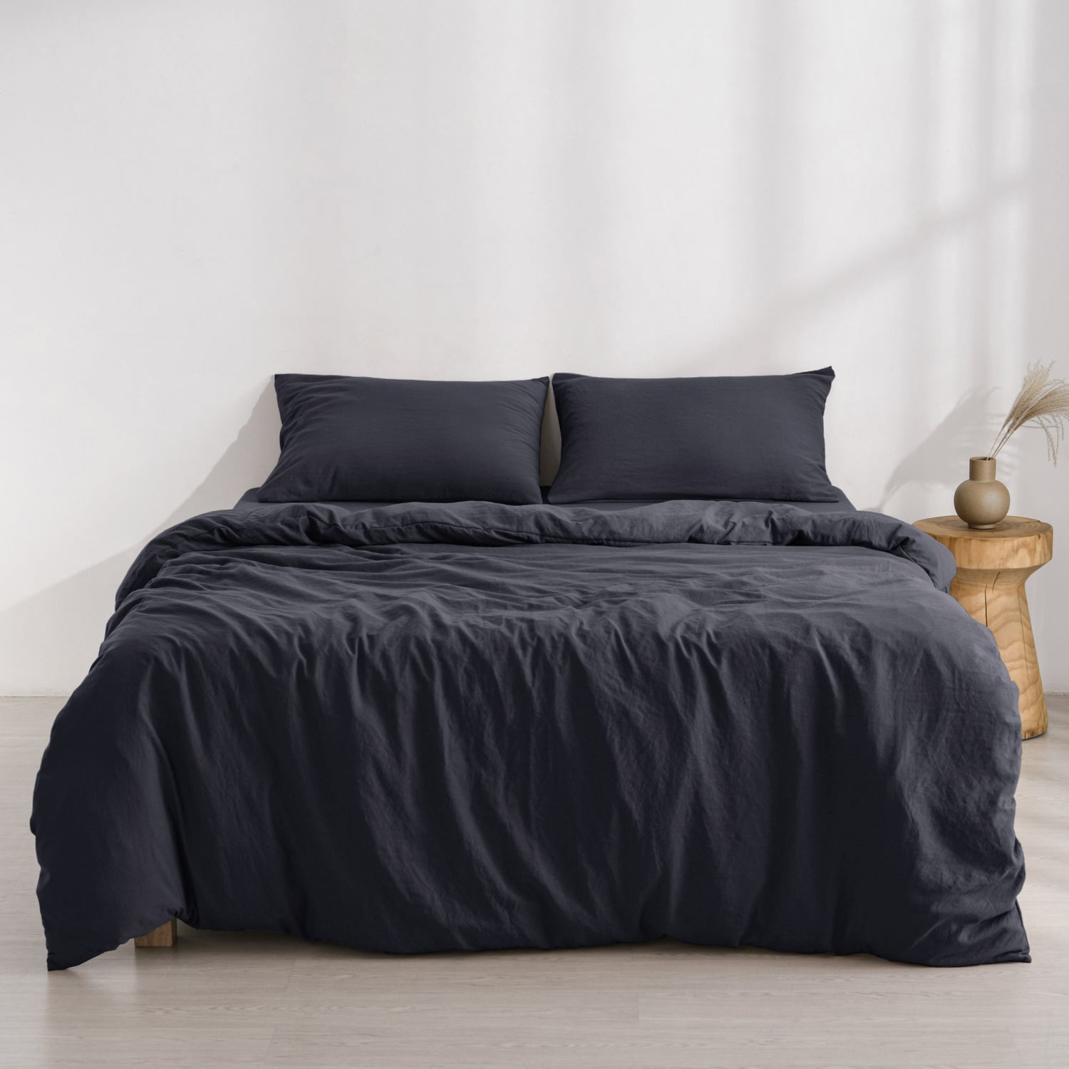 Navy-Washed-Microfibre-Quilt-Cover-Set