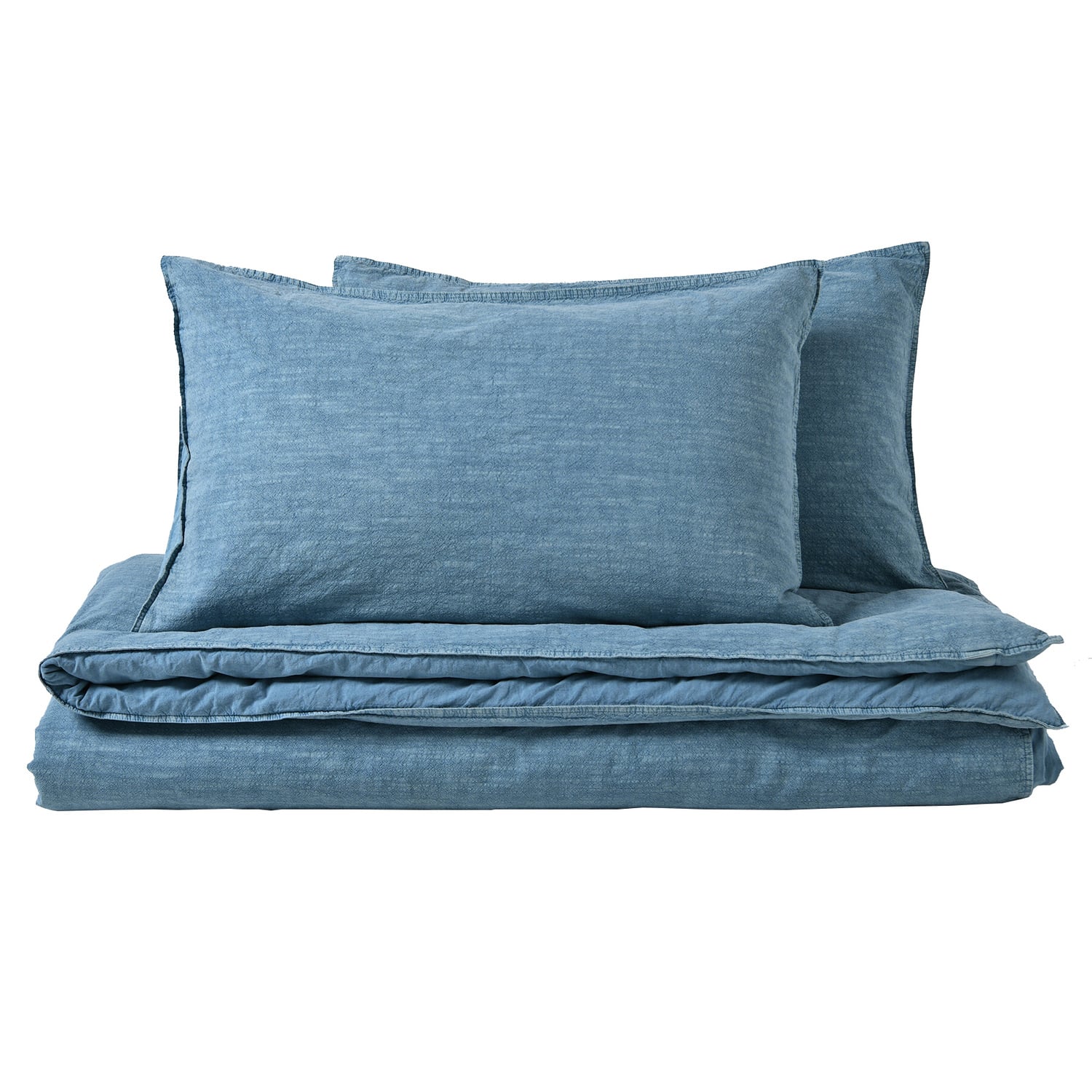 Kallea Denim Stonewashed Cotton Quilt Cover Set