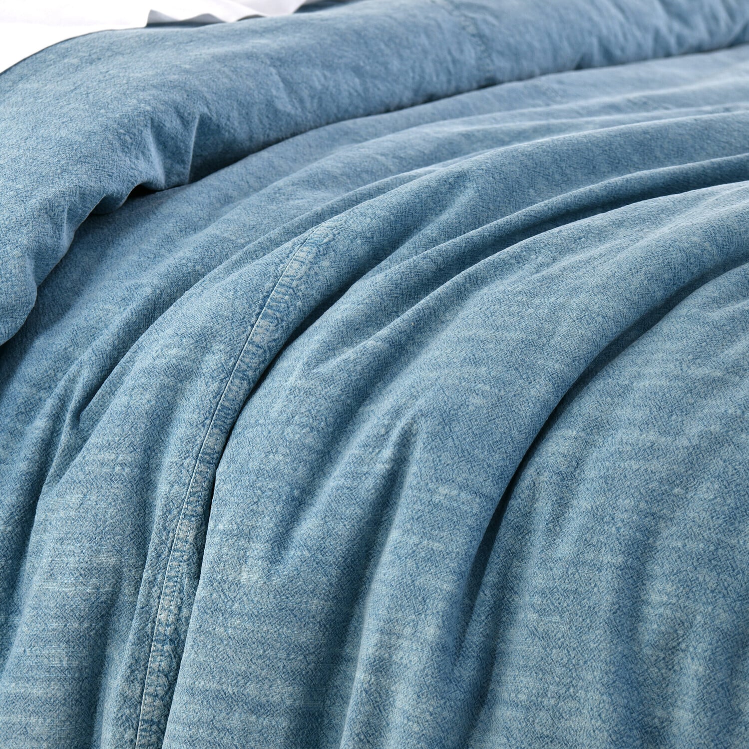 Kallea Denim Stonewashed Cotton Quilt Cover Set