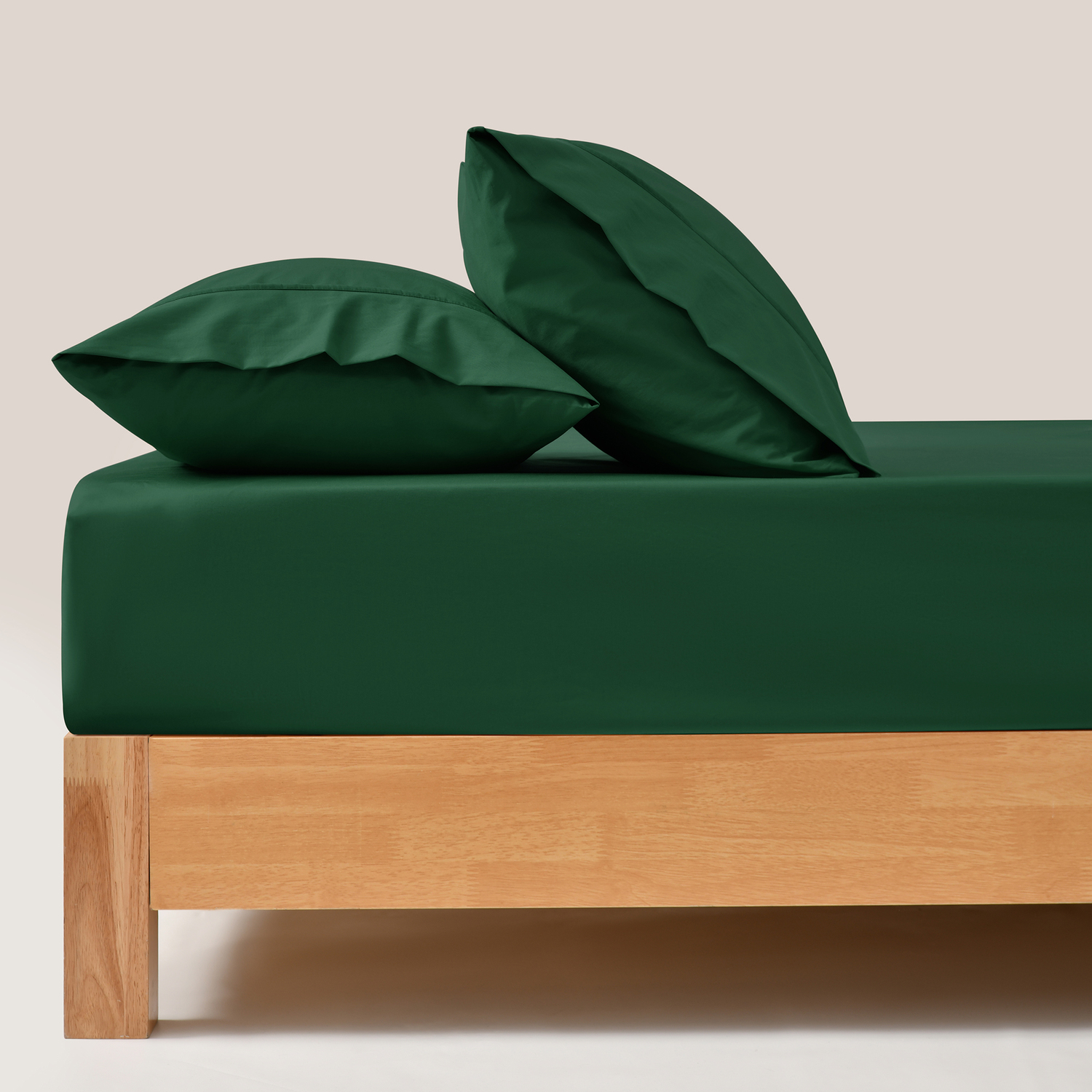 Lulu Cotton-Blend Recycled Fitted Sheet Set