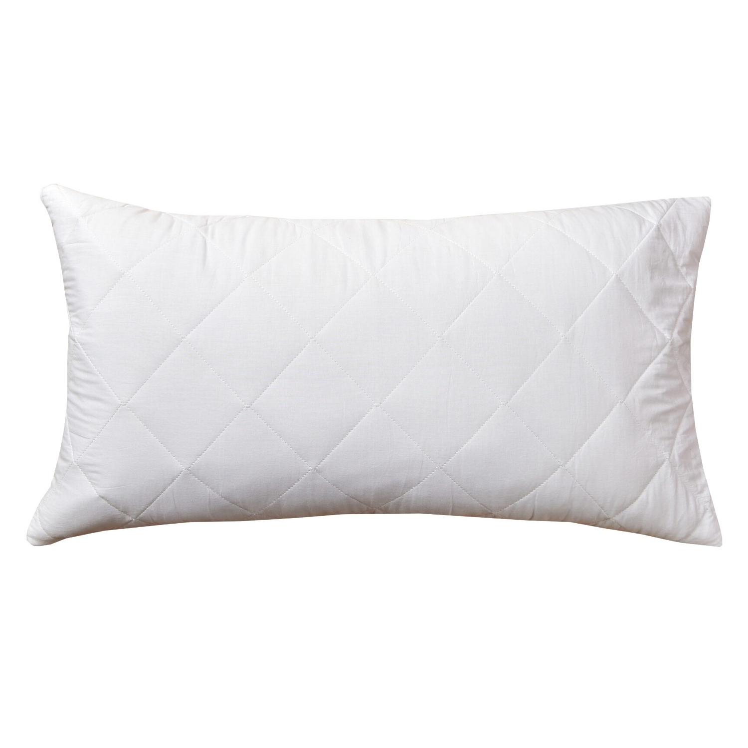 Percy Down Alternative King Pillow with Cotton Cover Pillow Protector