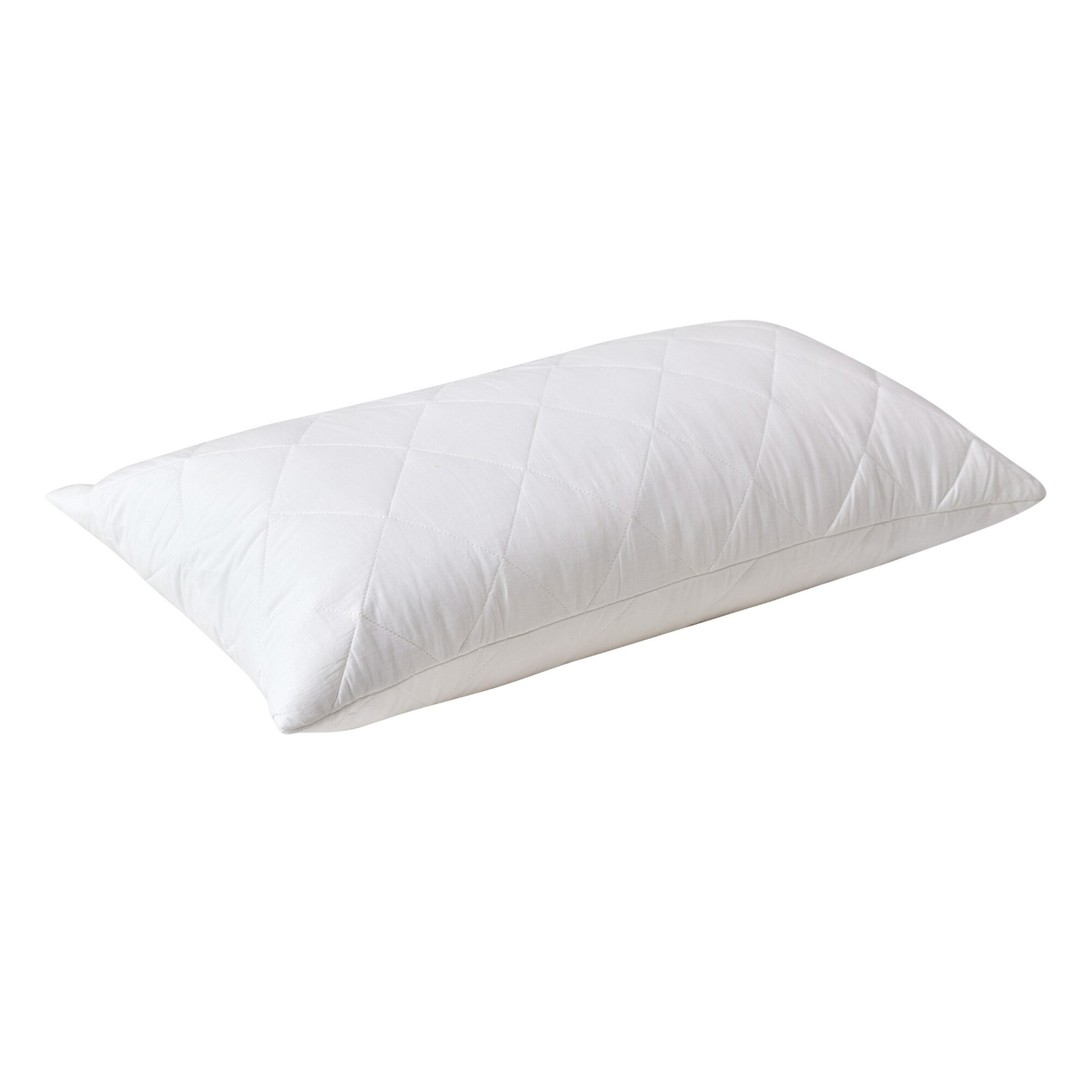 Percy Down Alternative King Pillow with Cotton Cover Pillow Protector