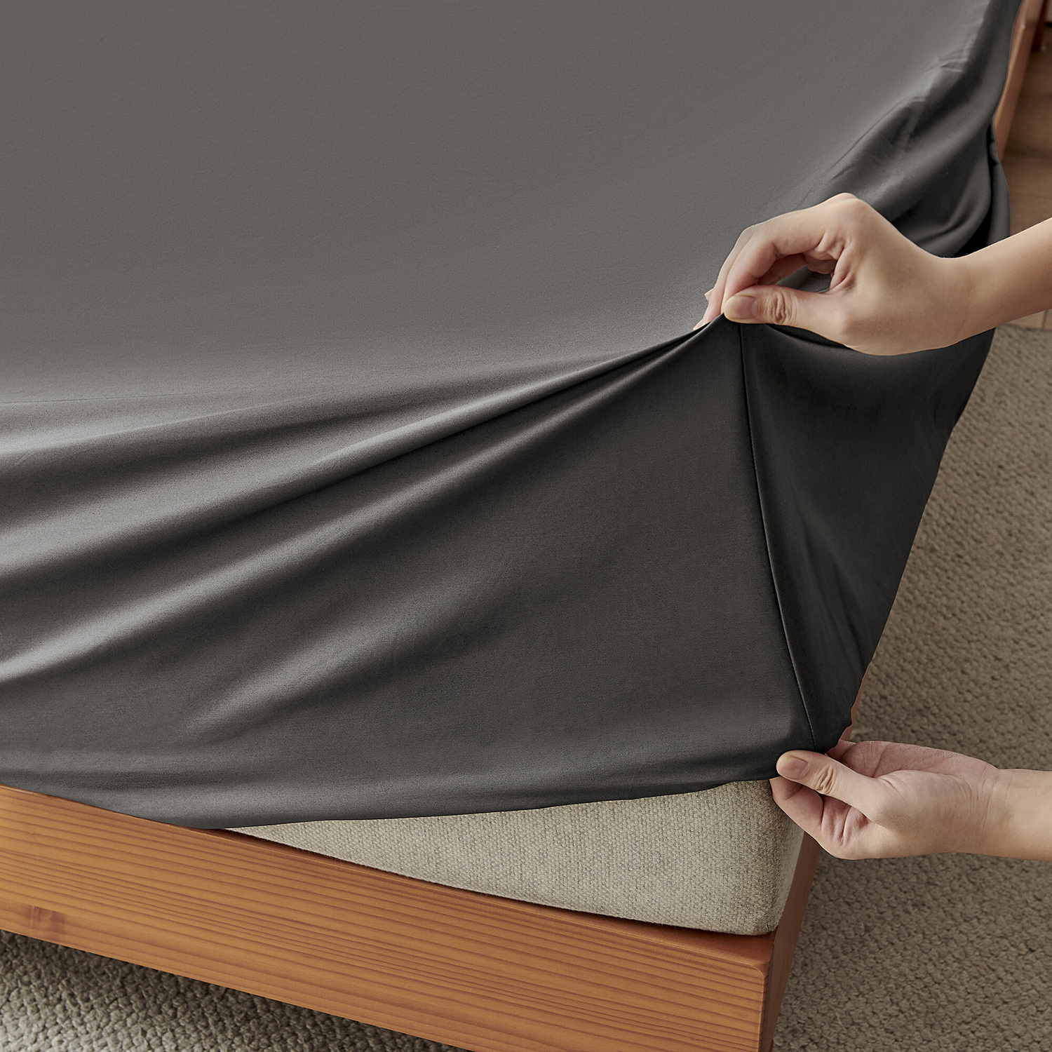 Rhys Cotton Sateen Sheet Set