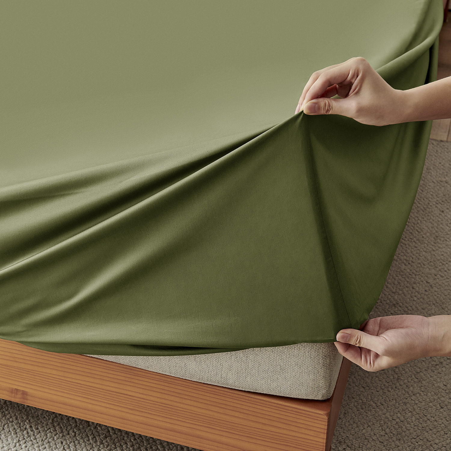 Rhys Cotton Sateen Sheet Set