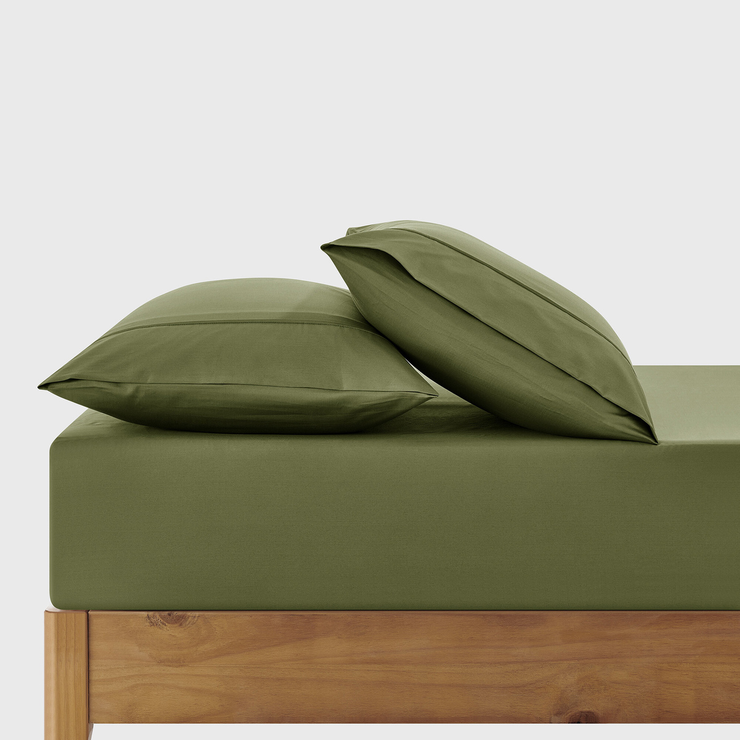 Rhys Cotton Sateen Fitted Sheet Set