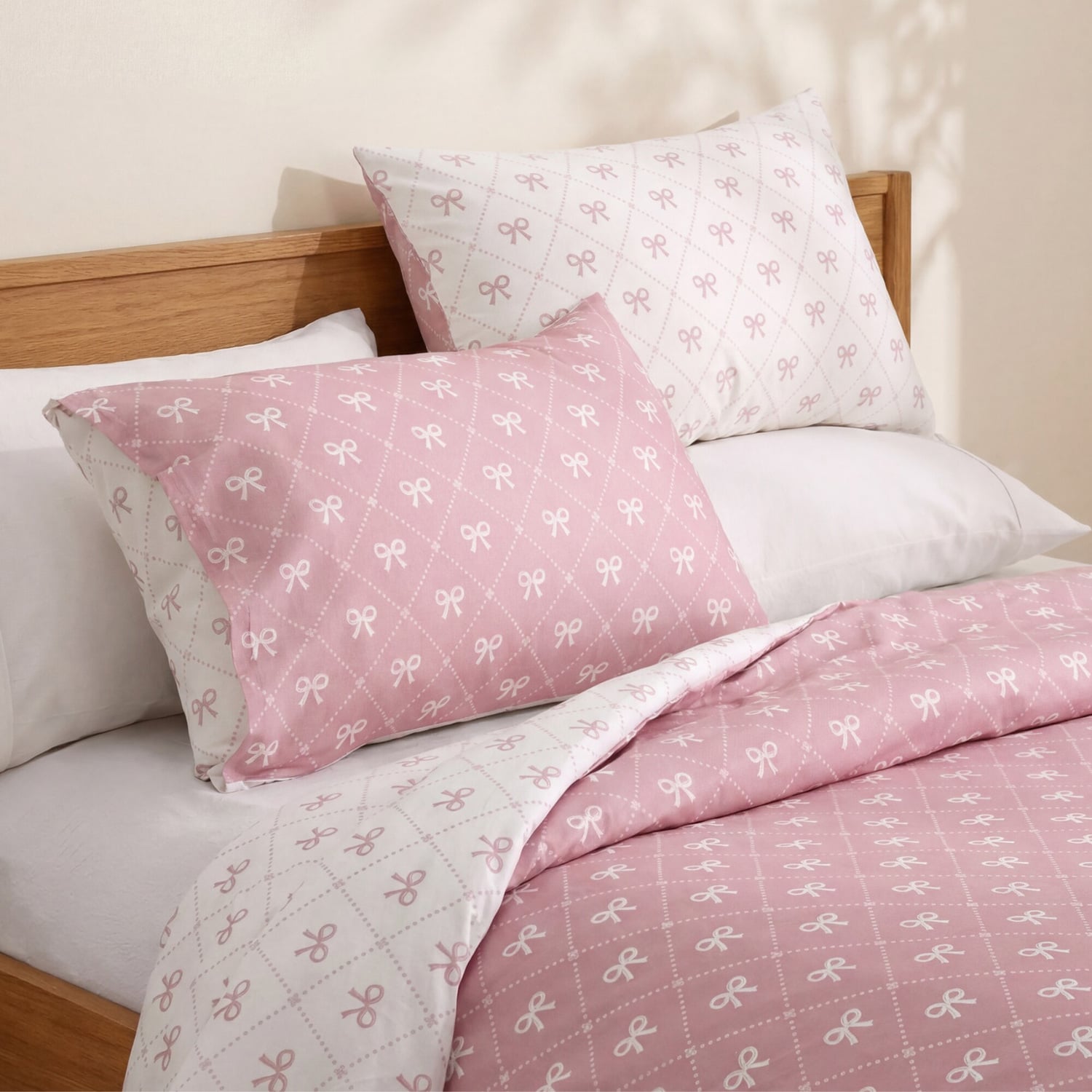Colter Cotton Slub Reversible Quilt Cover Set