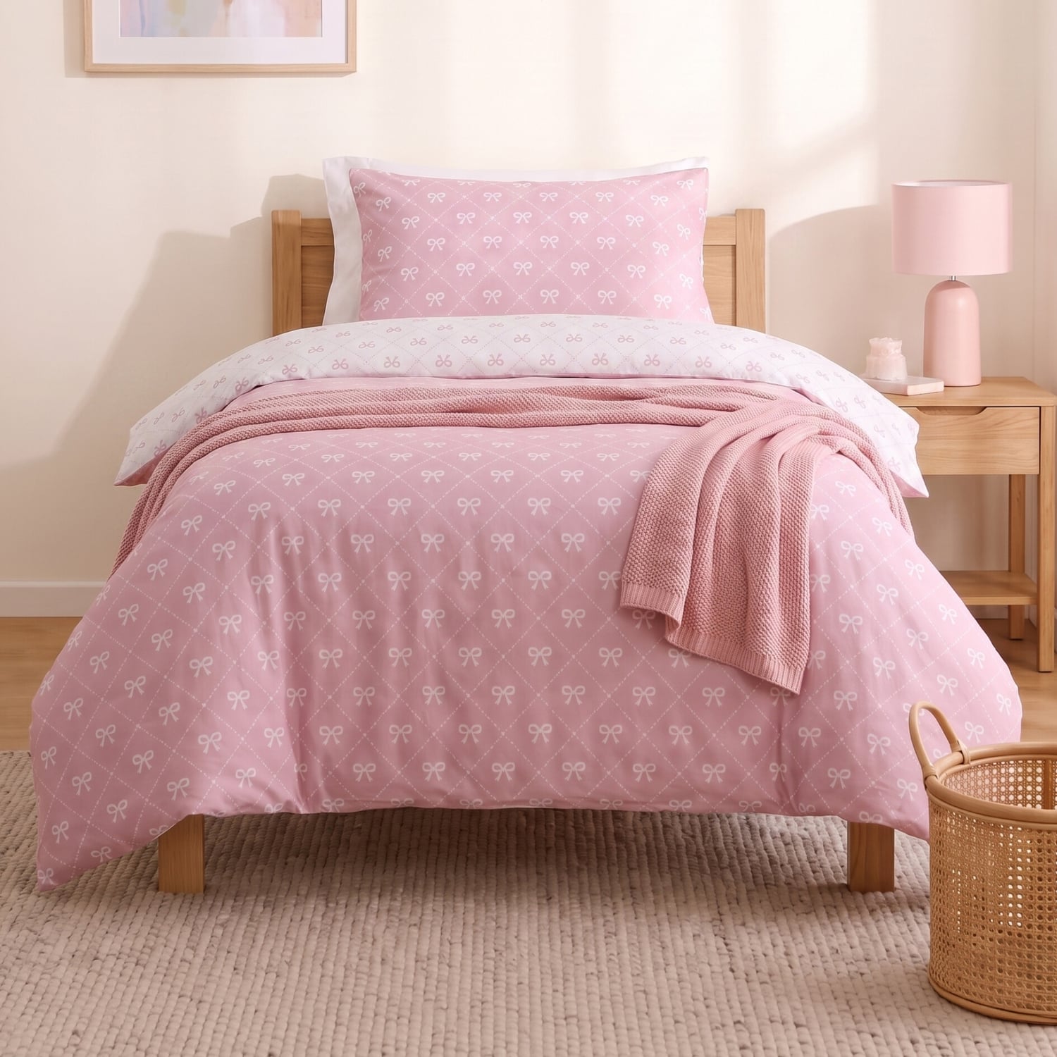 Colter Cotton Slub Reversible Quilt Cover Set