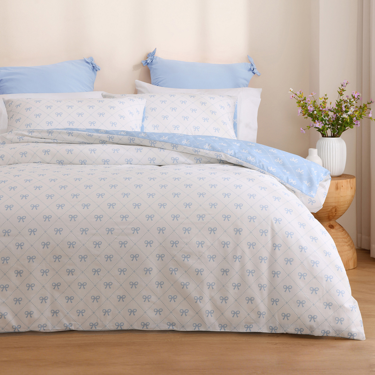 Colter Cotton Slub Reversible Quilt Cover Set