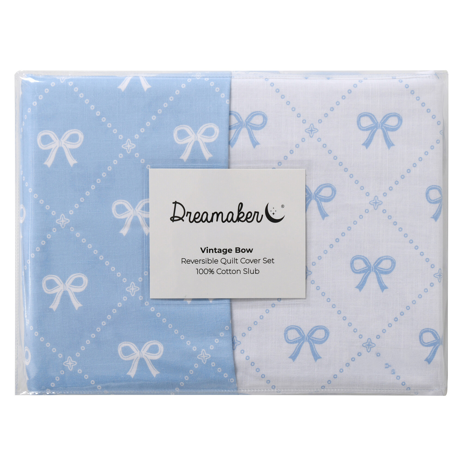 Colter Cotton Slub Reversible Quilt Cover Set