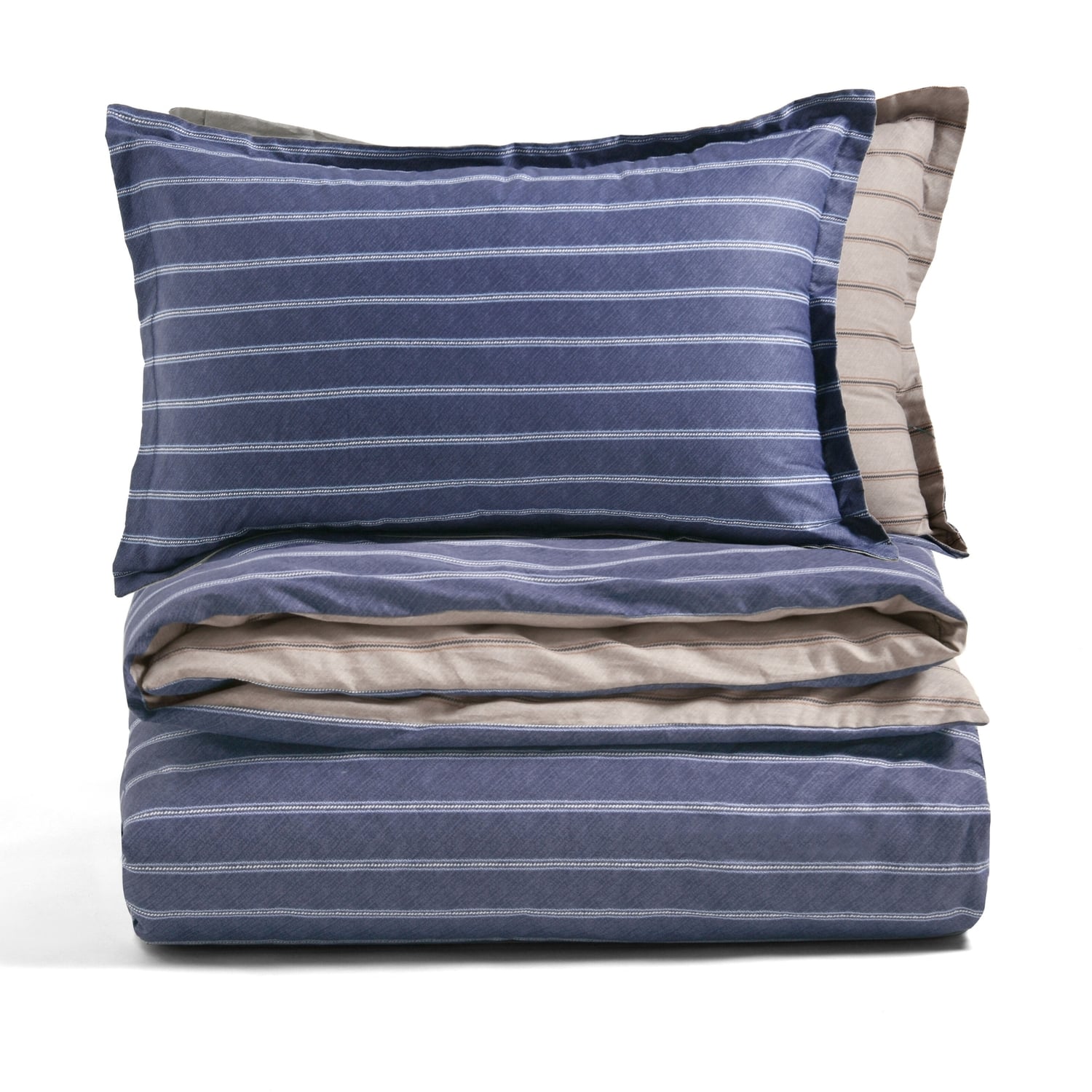 Amalfi Stripe Cotton Quilt Cover Set