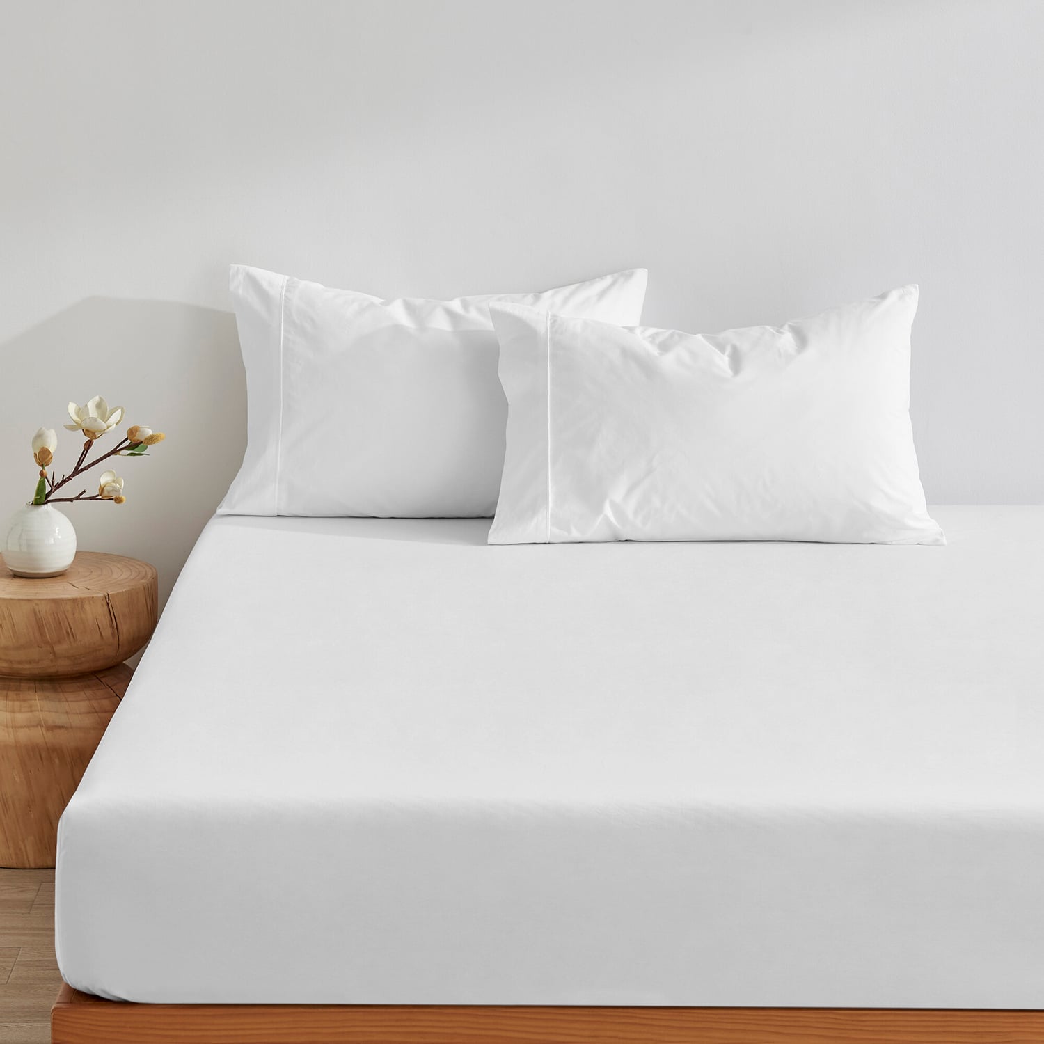 Ropert Cotton Percale Combo Fitted Sheet Set