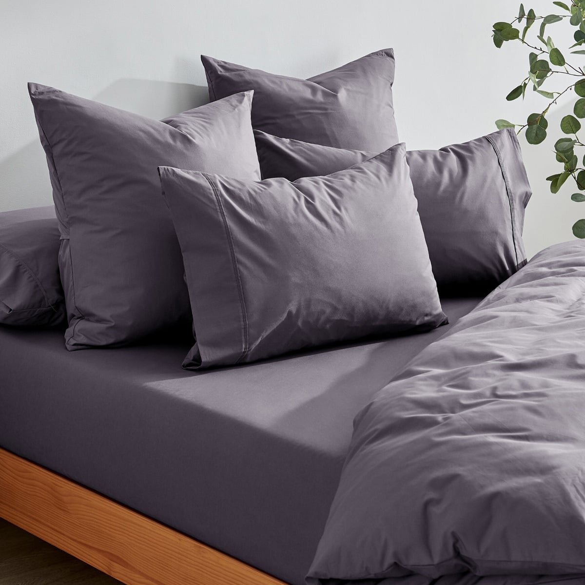 Ropert Cotton Percale Fitted Sheet Set