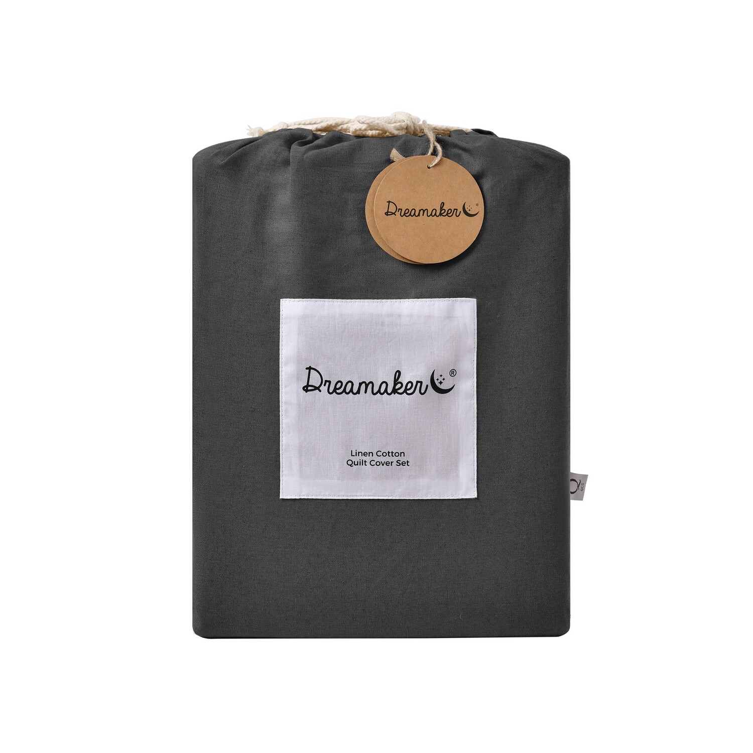 Charcoal Linen & Cotton Quilt Cover Set