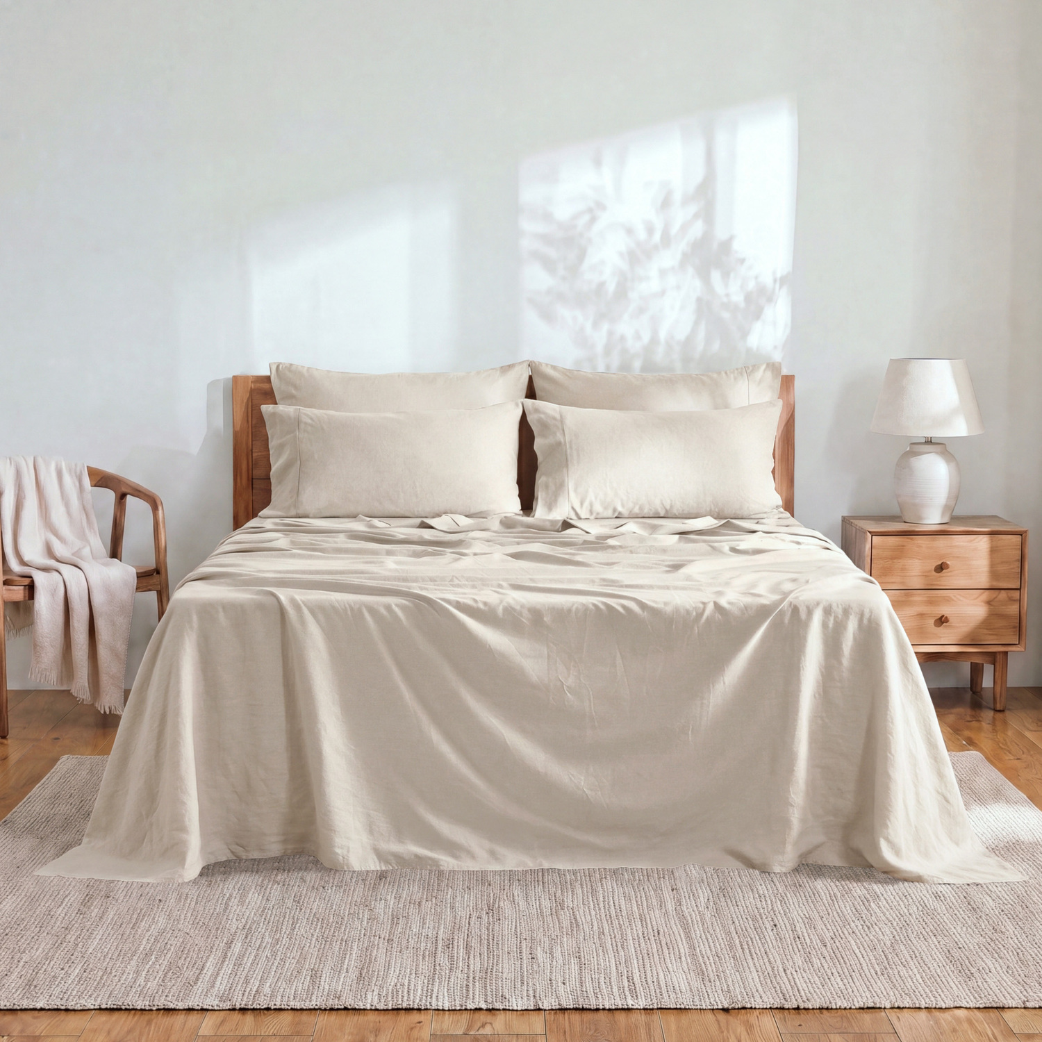 Beatrix Linen & Cotton Sheet Set