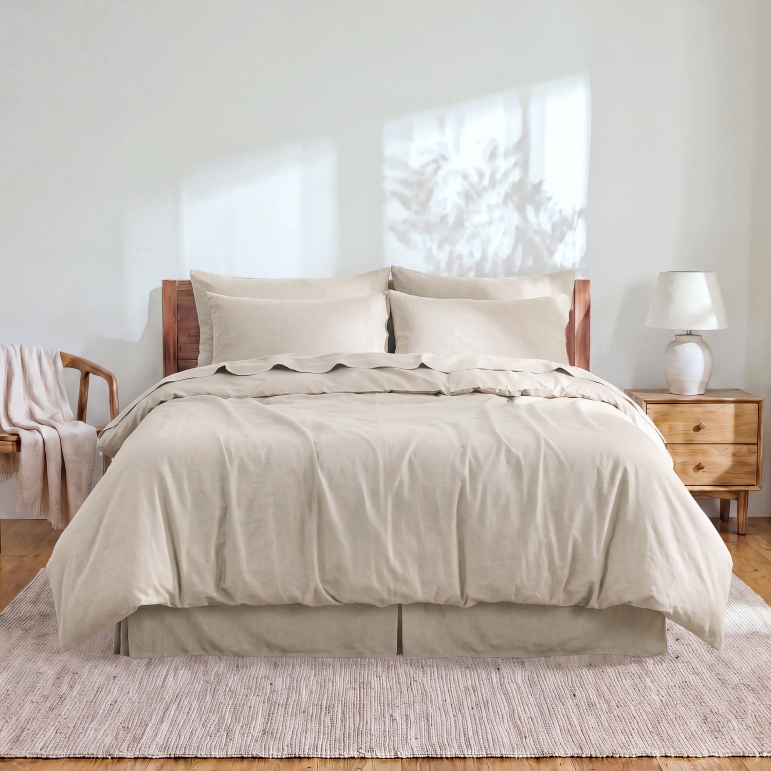 Oatmeal Linen & Cotton Quilt Cover Set