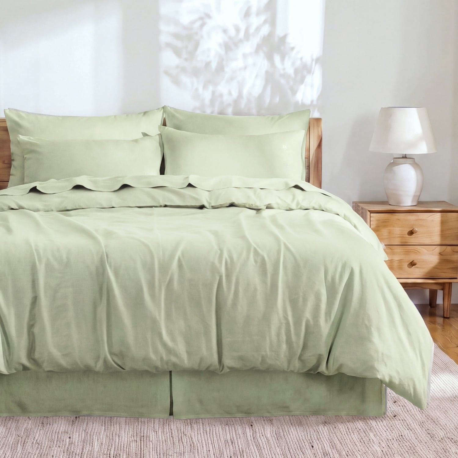 Sage Linen & Cotton Quilt Cover Set