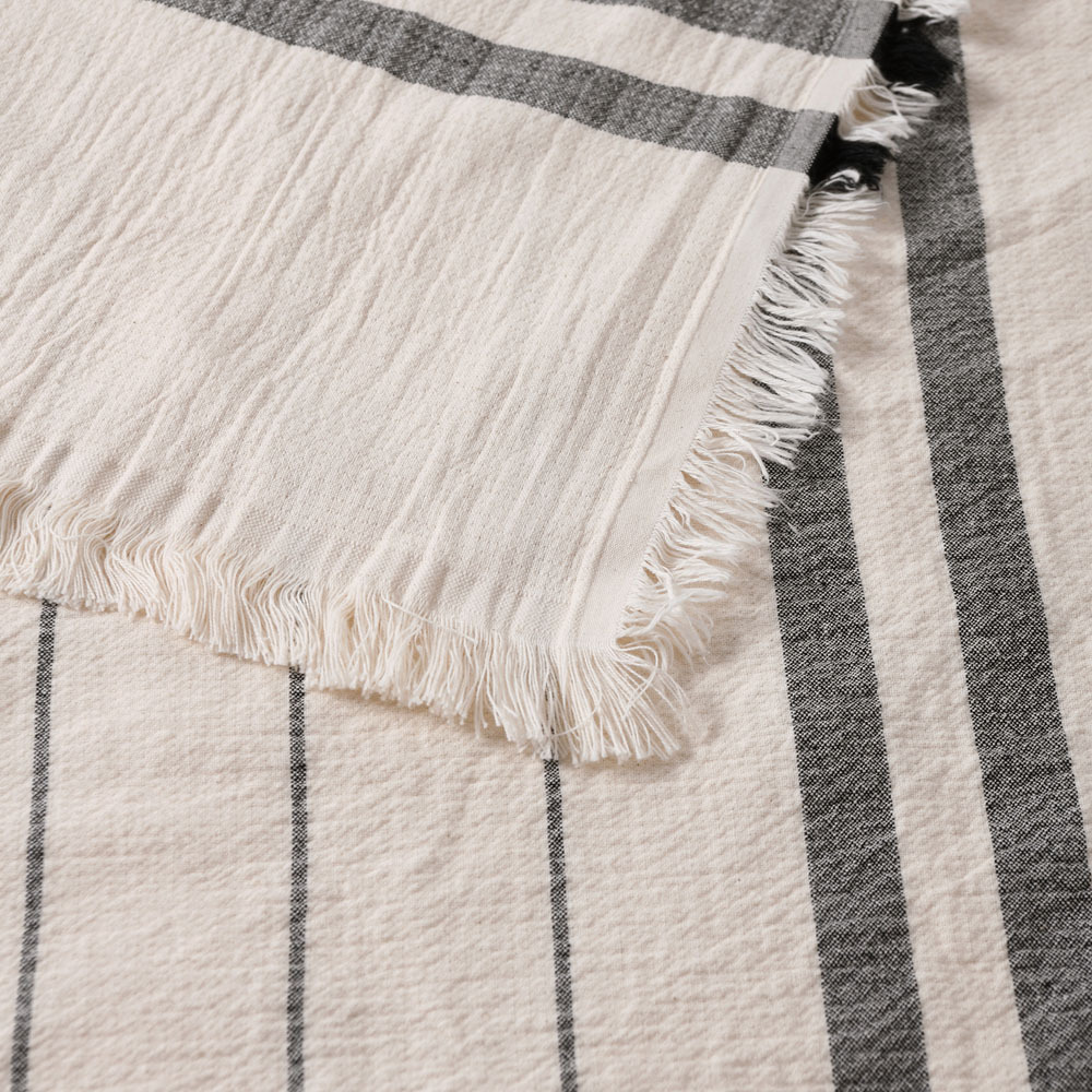 Sierra Yarn-Dyed Cotton Jacquard Blanket