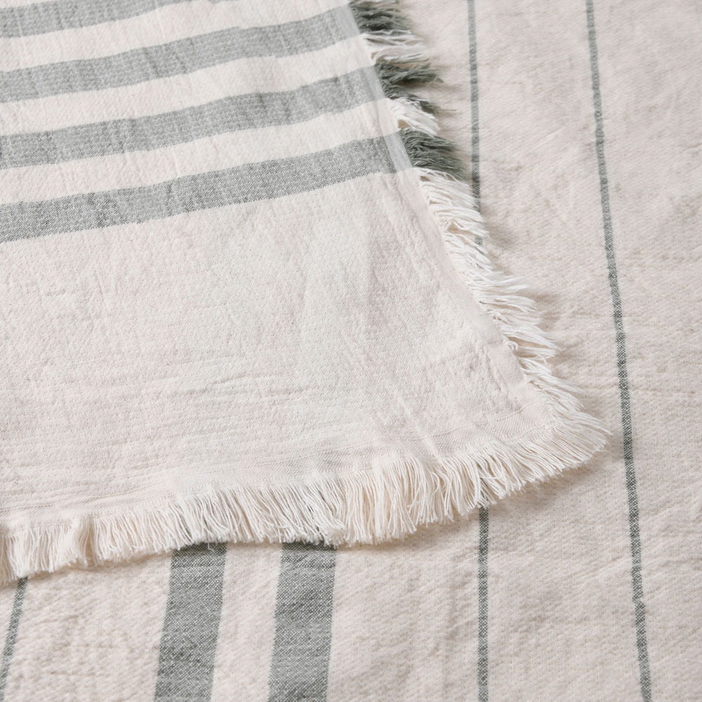 Sierra Yarn-Dyed Cotton Jacquard Blanket