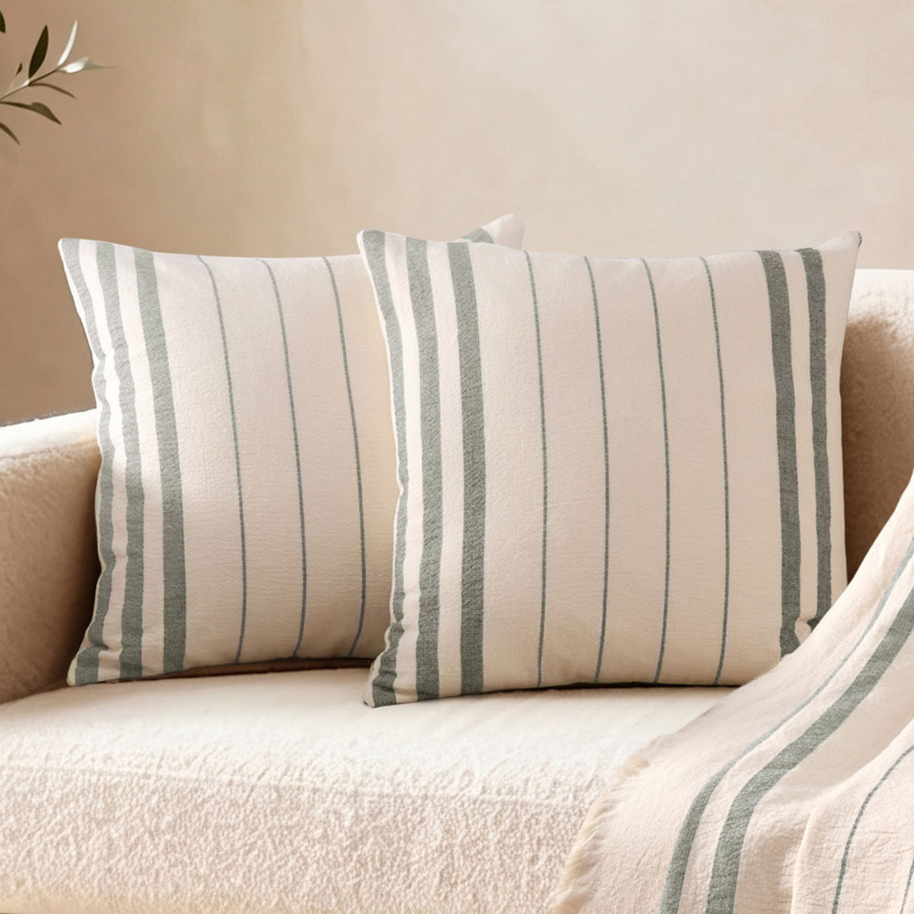 Sierra Yarn-Dyed Cotton Jacquard Cushion Covers