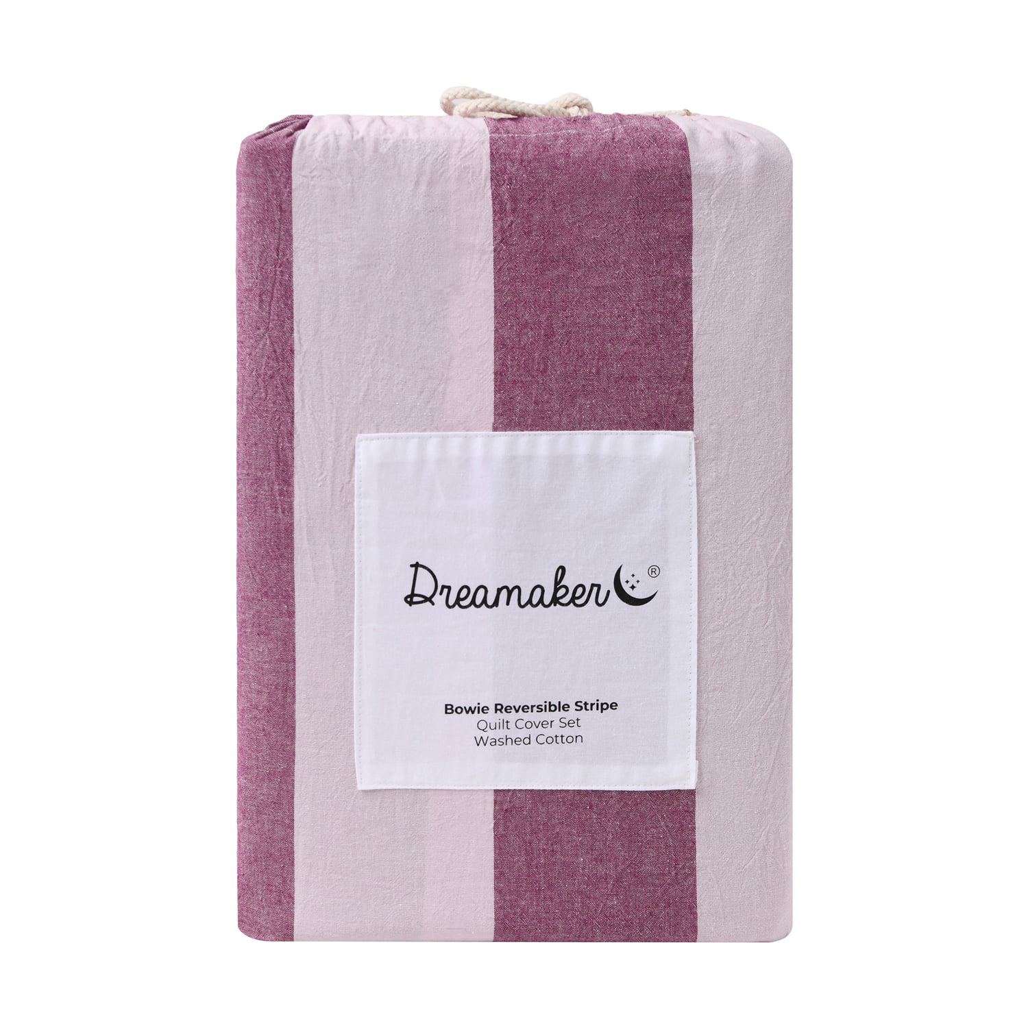 Stripe Noa Yarn-Dyed Washed Cotton Quilt Cover Set
