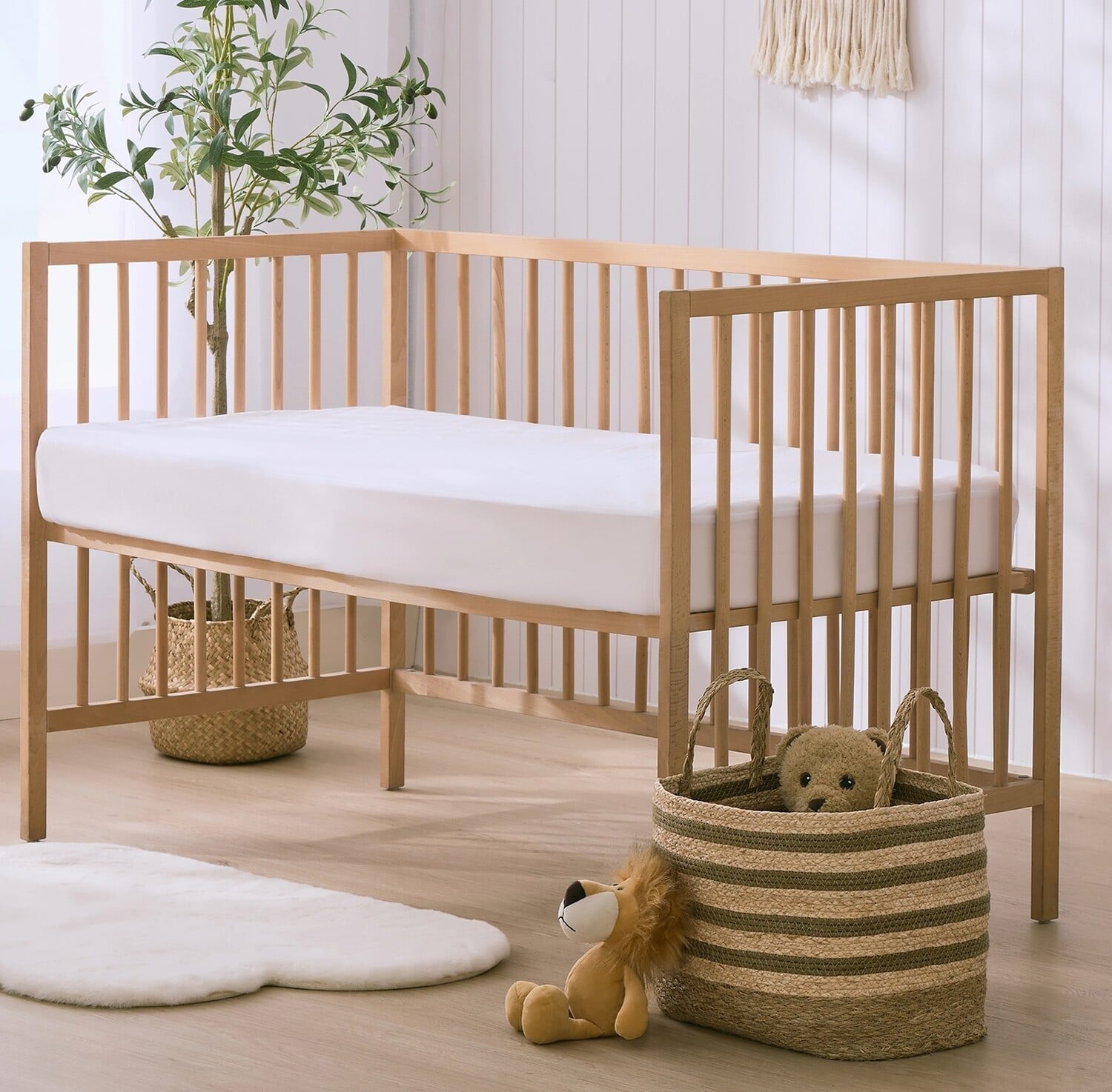 Dreamaker Kael Cotton Jersey Cot Mattress Protectors