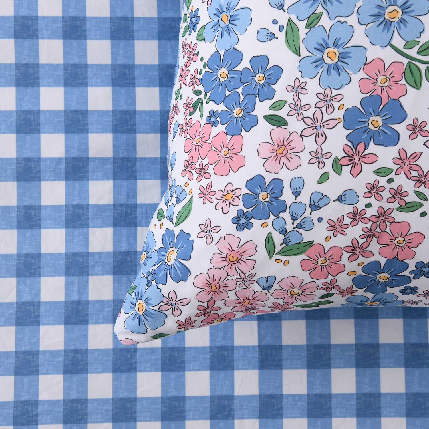 Vanya Cotton Percale Reversible European Pillowcases