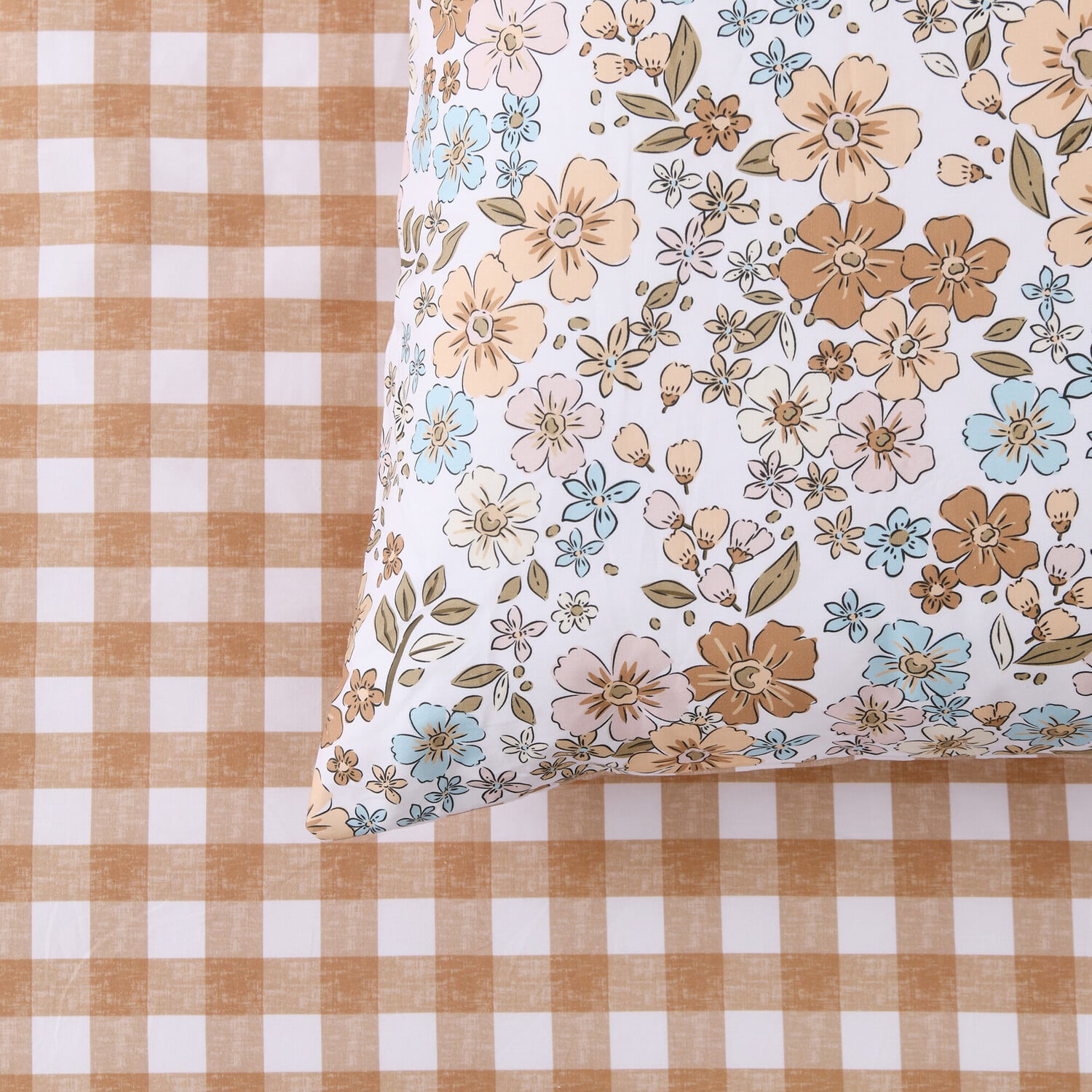 Vanya Cotton Percale Reversible European Pillowcases