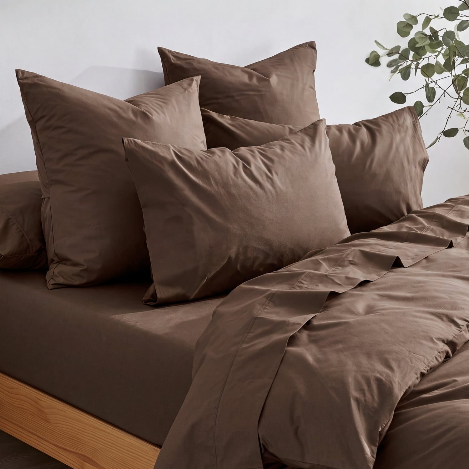 Oat Ropert 300TC Cotton Percale Quilt Cover Set
