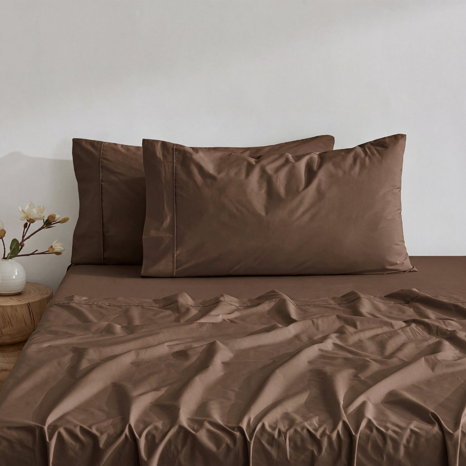 Ropert 300TC Cotton Percale Pillowcases
