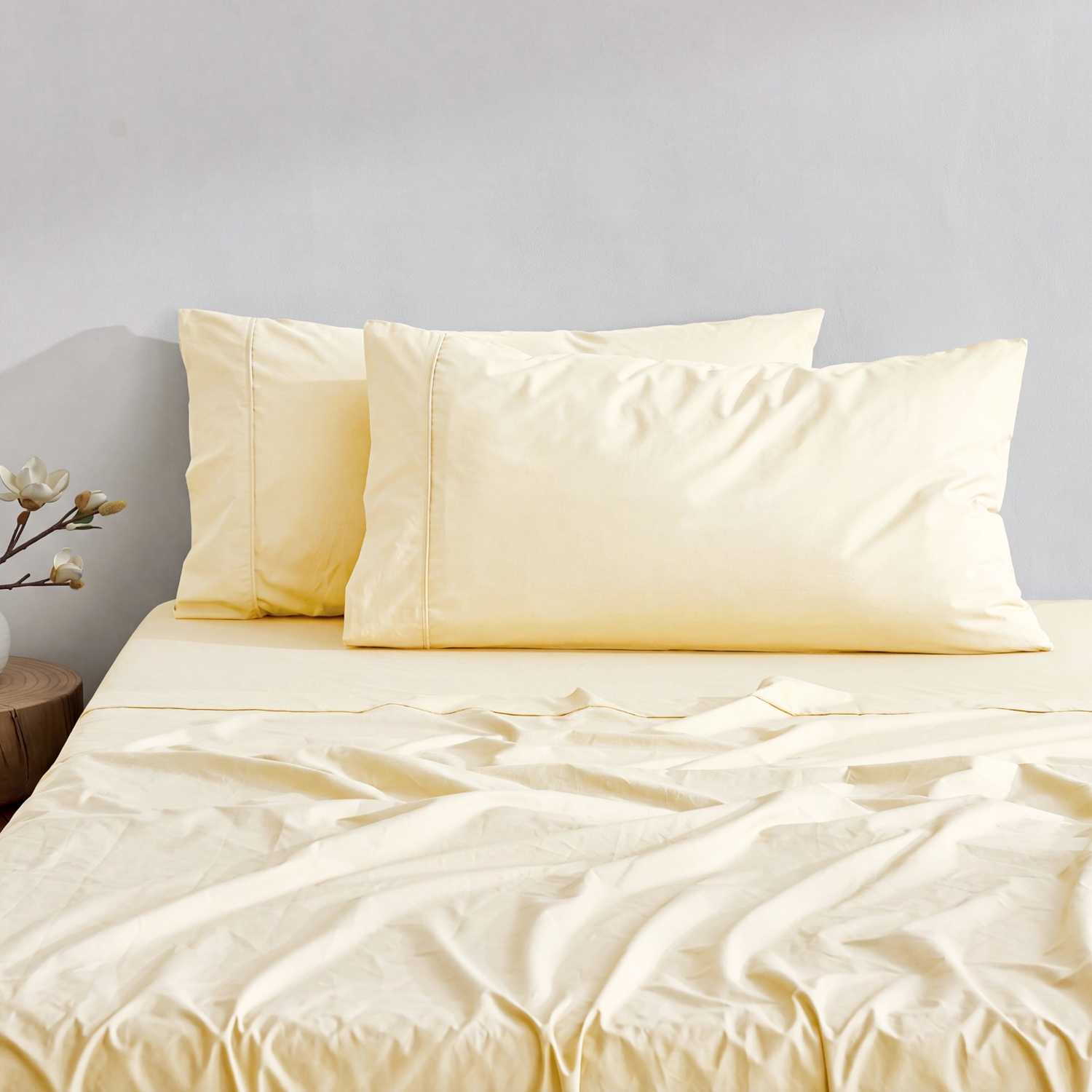 Ropert 300TC Cotton Percale Pillowcases
